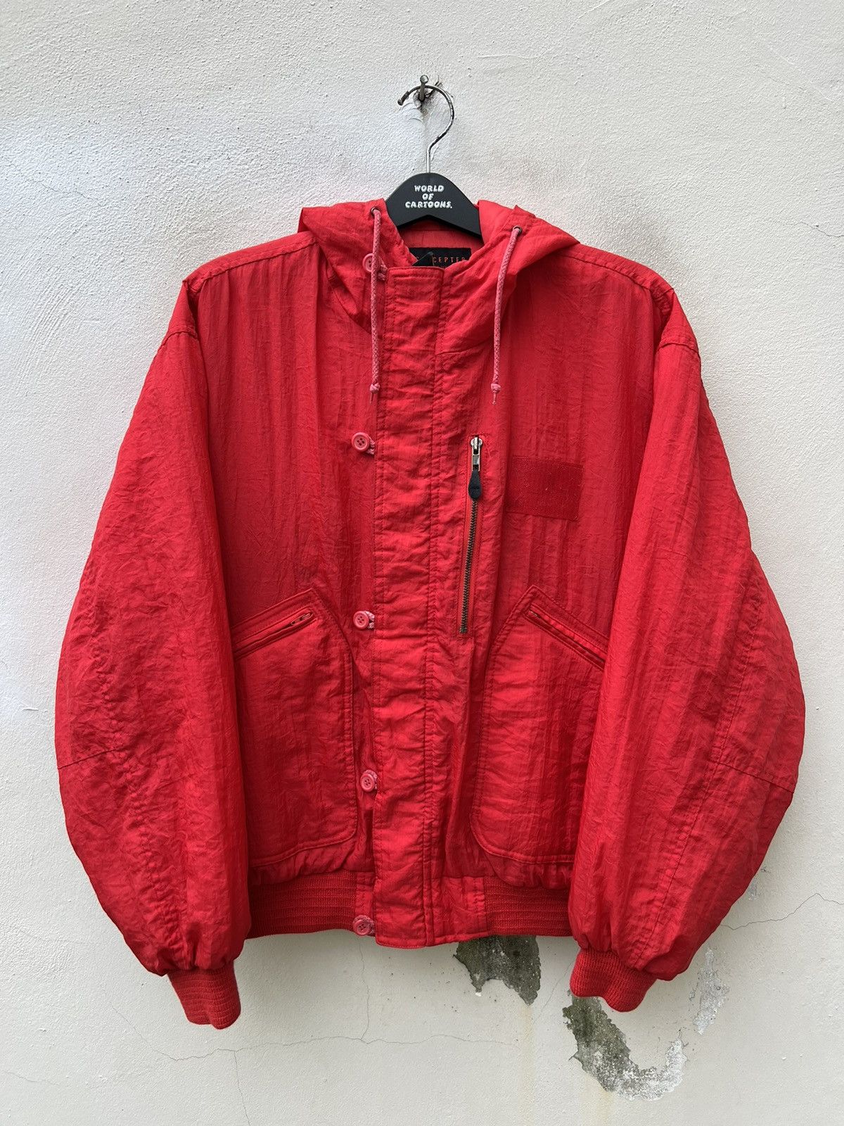 Kadoya Vintage 90s Kadoya New Concepter Remove Jac-W3 Bomber Jacket Size US L / EU 52-54 / 3 - 7 Thumbnail