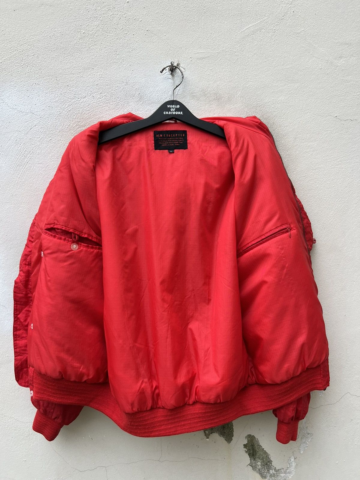 Kadoya Vintage 90s Kadoya New Concepter Remove Jac-W3 Bomber Jacket Size US L / EU 52-54 / 3 - 18 Thumbnail