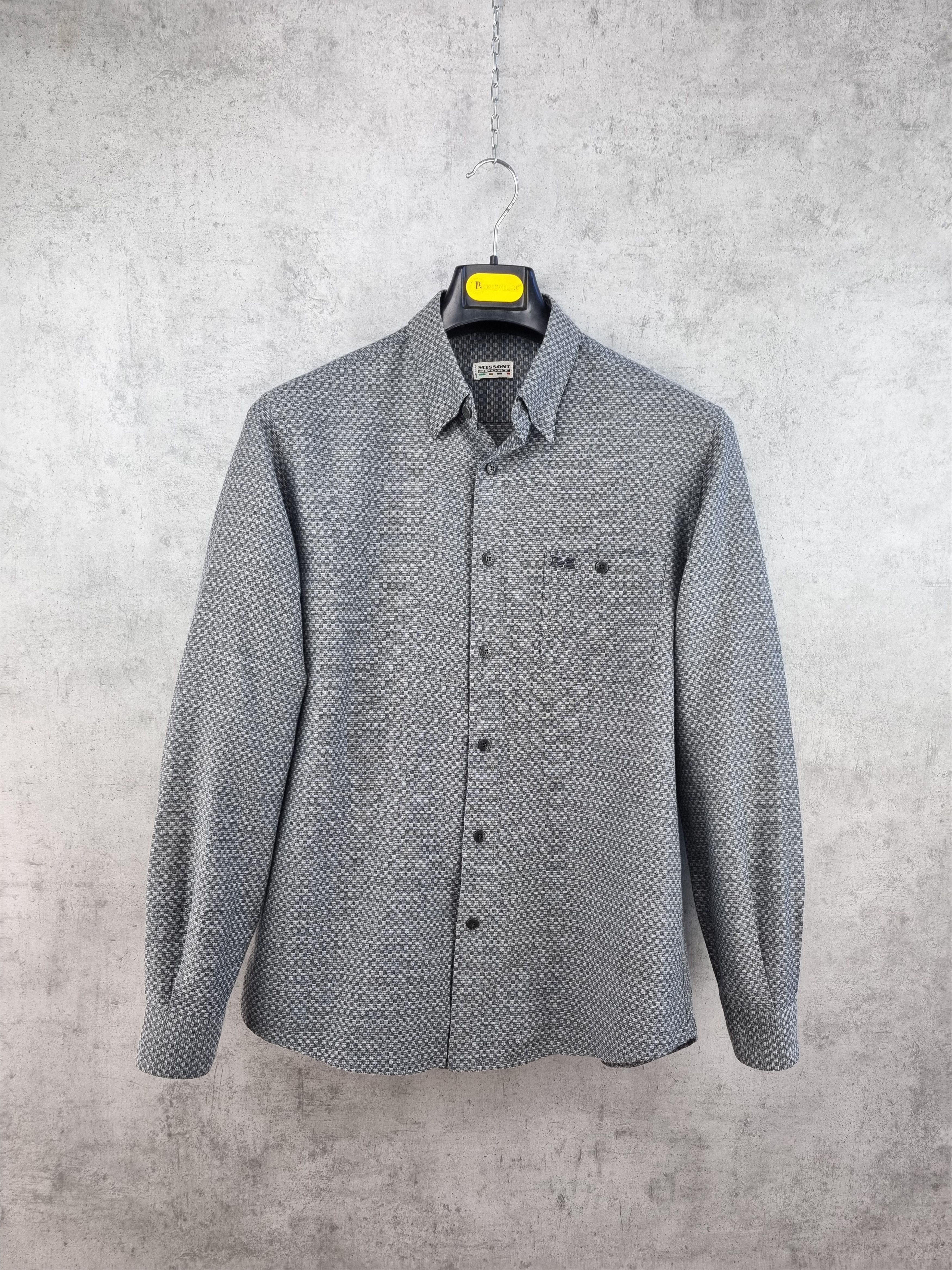 Flannel × Missoni Missoni Sport Luxury Vintage Flanel Shirt made in italy Size US M / EU 48-50 / 2 - 8 Thumbnail