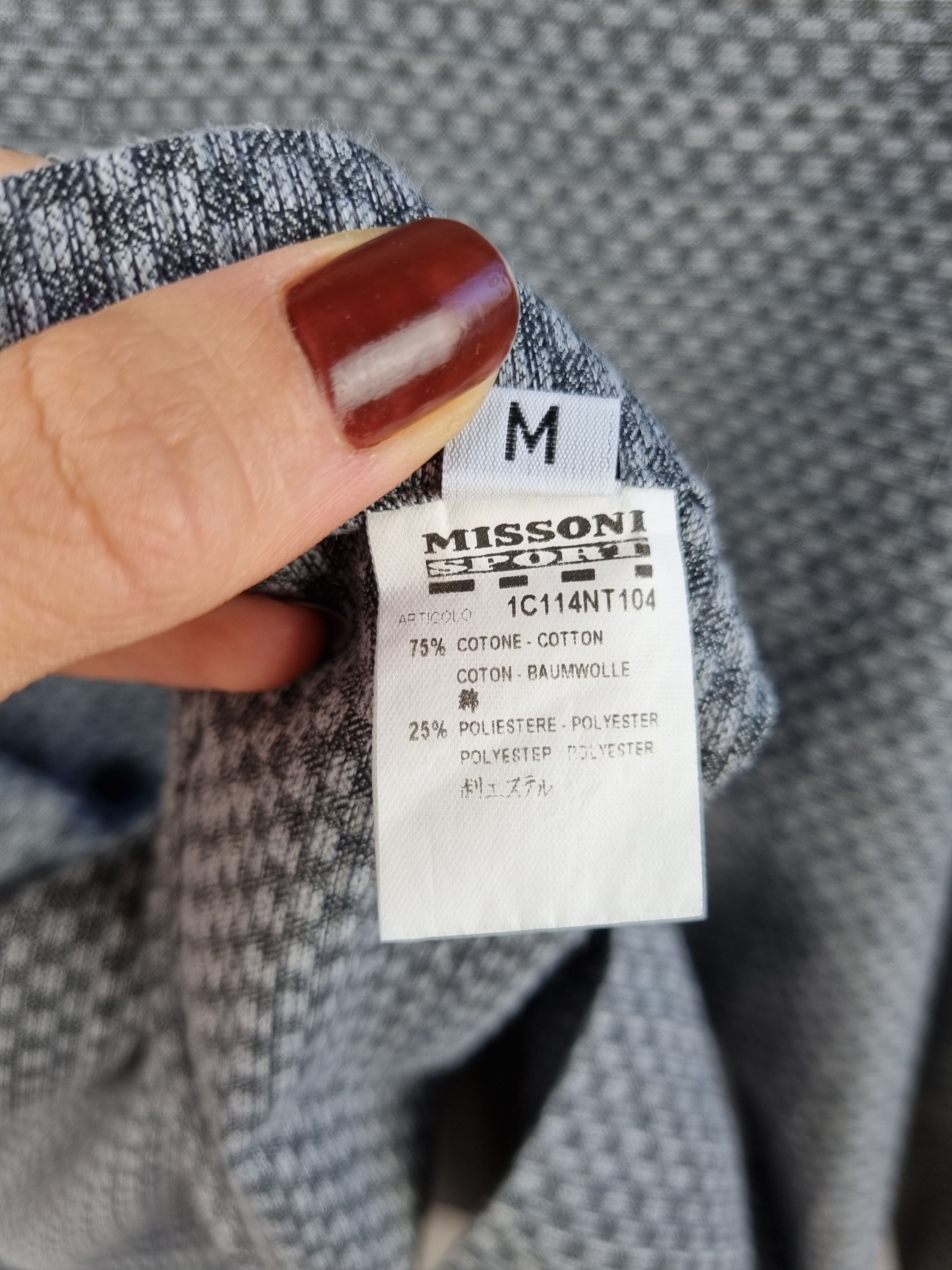 Flannel × Missoni Missoni Sport Luxury Vintage Flanel Shirt made in italy Size US M / EU 48-50 / 2 - 13 Thumbnail