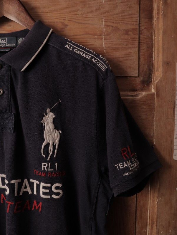 Action Bronson × Polo Ralph Lauren × Vintage Rare Polo Ralph Lauren x Racing Size US XXL / EU 58 / 5 - 5 Thumbnail