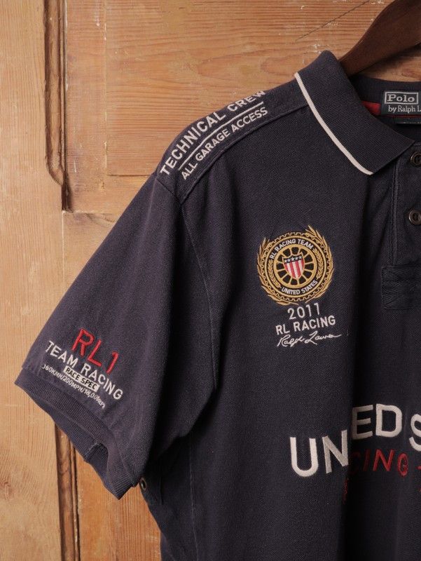 Action Bronson × Polo Ralph Lauren × Vintage Rare Polo Ralph Lauren x Racing Size US XXL / EU 58 / 5 - 4 Thumbnail