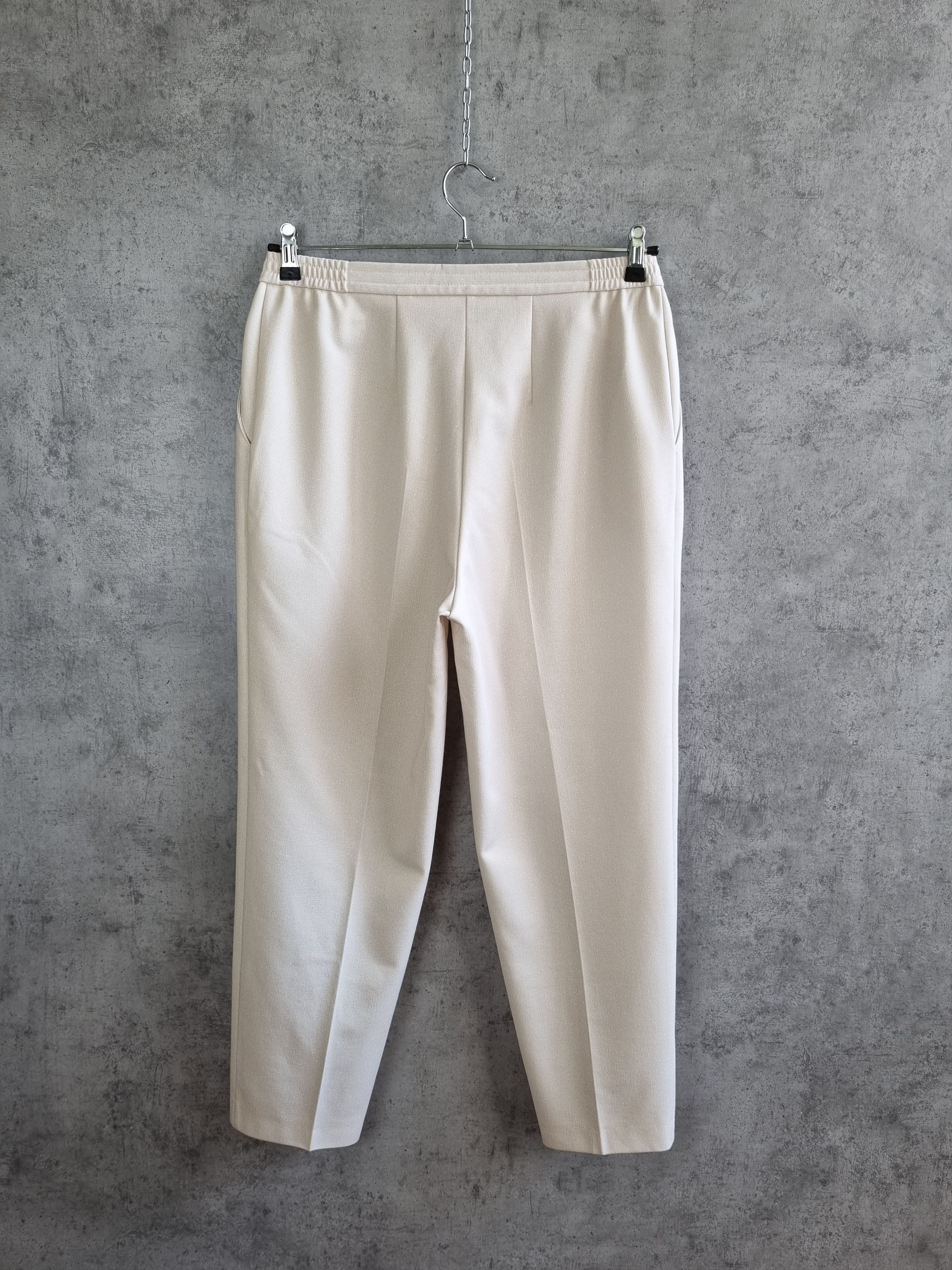 Vintage 80s Karelia Beauty Evening Pant Made in Finland Opti Zipper Size US 32 / EU 48 - 4 Thumbnail
