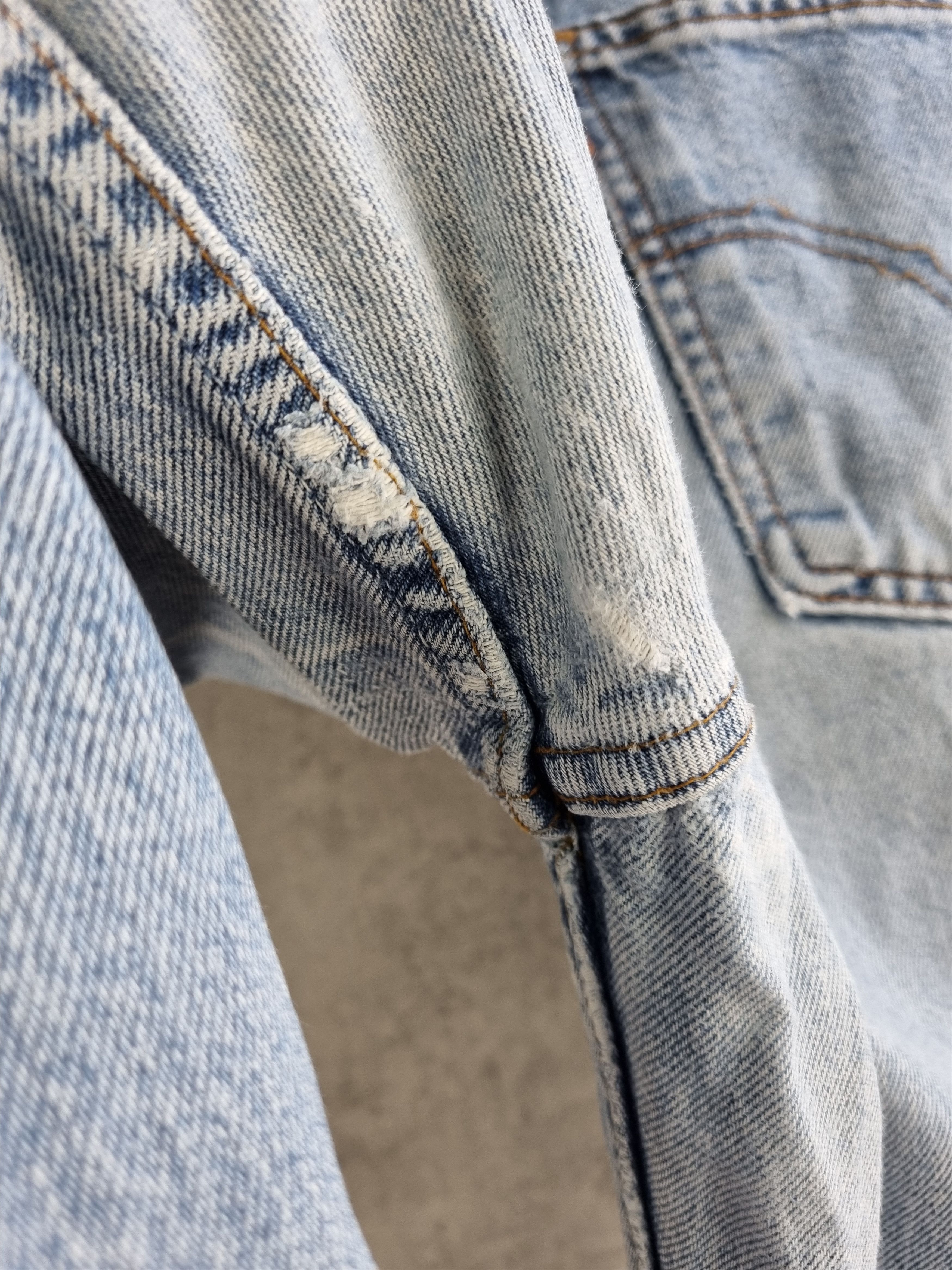 Levi's × Levi's Vintage Clothing Levis Orange Tab Vintage Blue Faded Denim Jeans Size US 32 / EU 48 - 10 Thumbnail