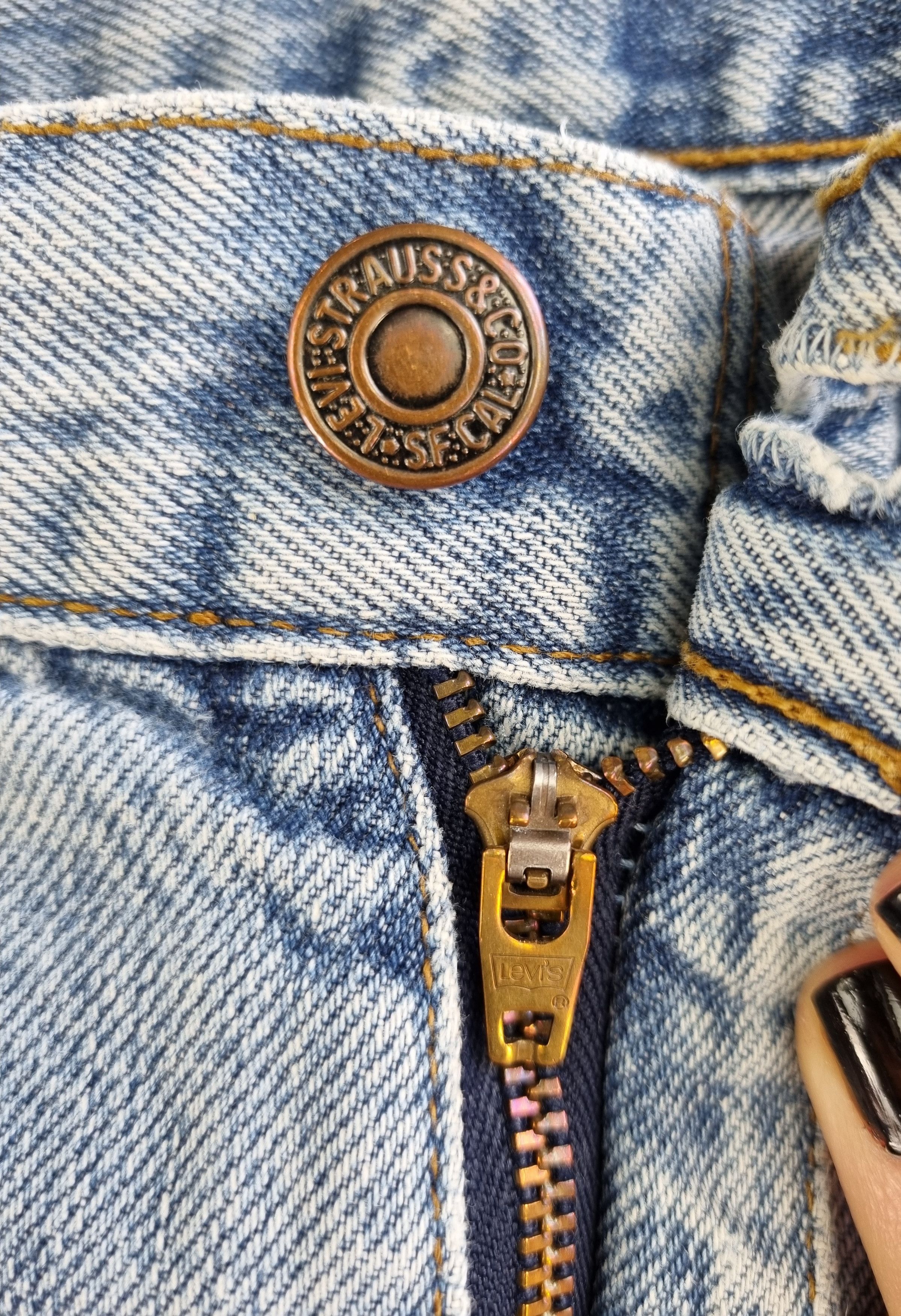 Levi's × Levi's Vintage Clothing Levis Orange Tab Vintage Blue Faded Denim Jeans Size US 32 / EU 48 - 8 Thumbnail