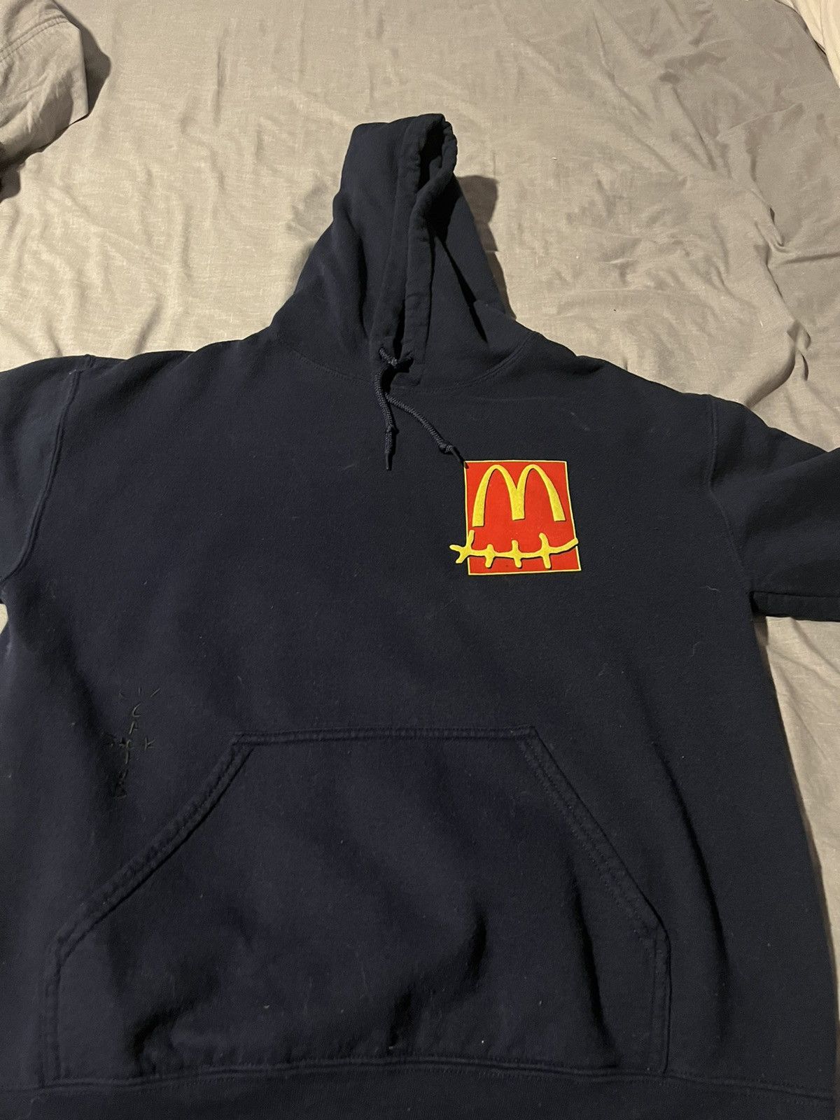 Travis Scott Travis Scott x McDonald’s Up All Night Sticker Hoodie Blue L Size US S / EU 44-46 / 1 - 2 Thumbnail