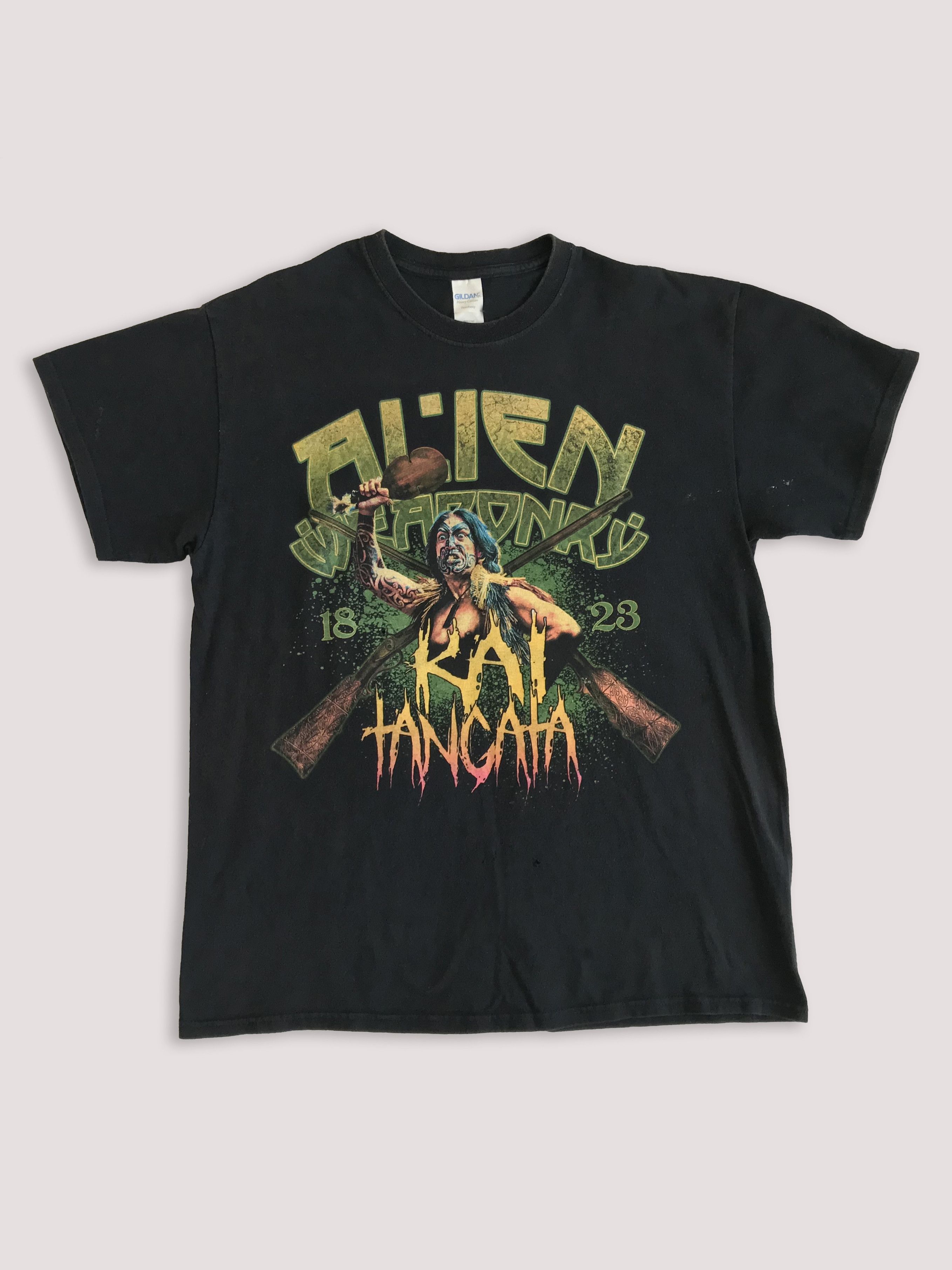 Band Tees Y2K ALIEN WEAPONRY T shirt Band Tee Metal Kai Tangata Maori Size US M / EU 48-50 / 2 - 1 Thumbnail