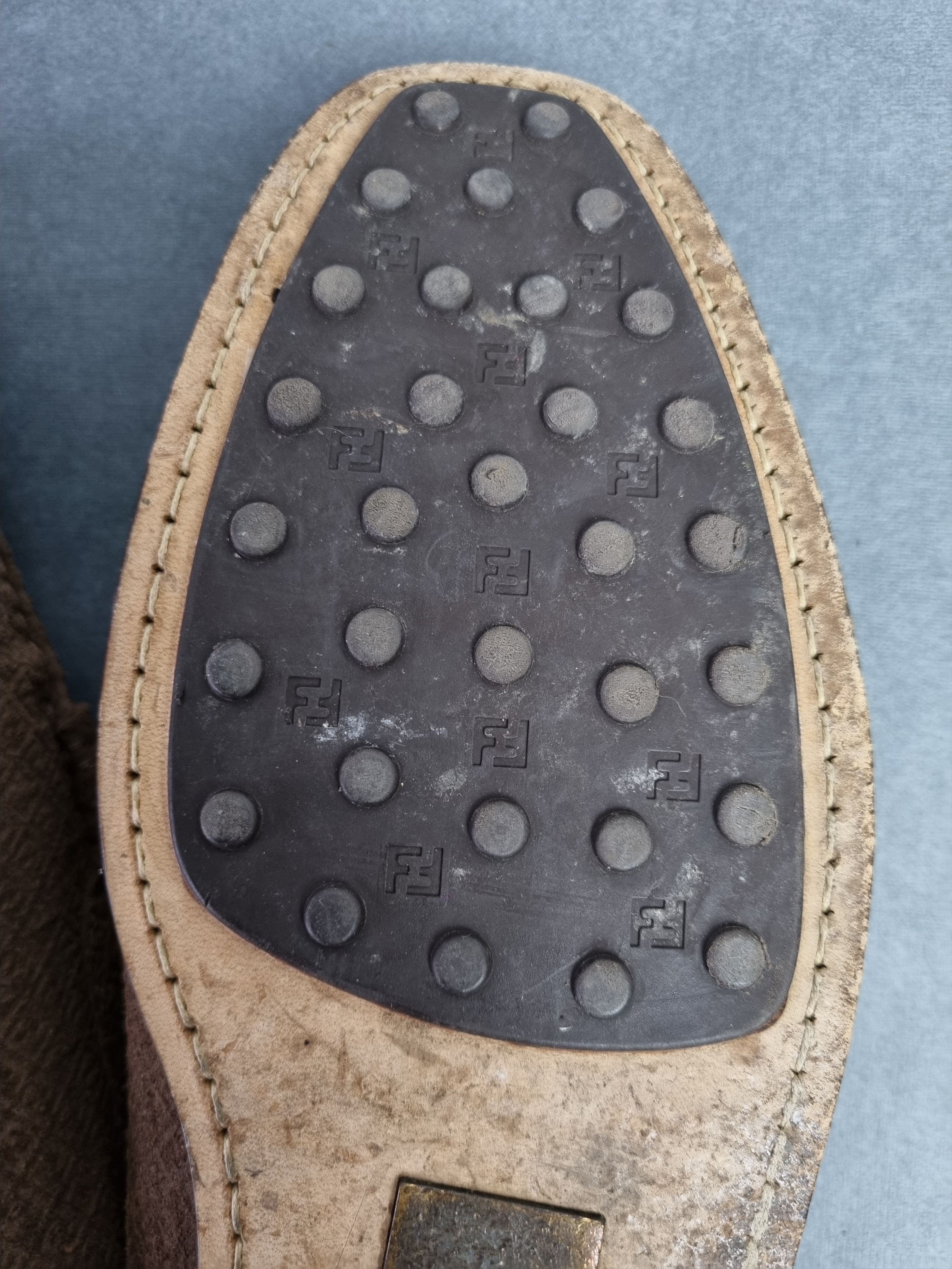 Fendi Fendi Monogram Suede Rare Shoes Size US 9 / EU 42 - 7 Thumbnail