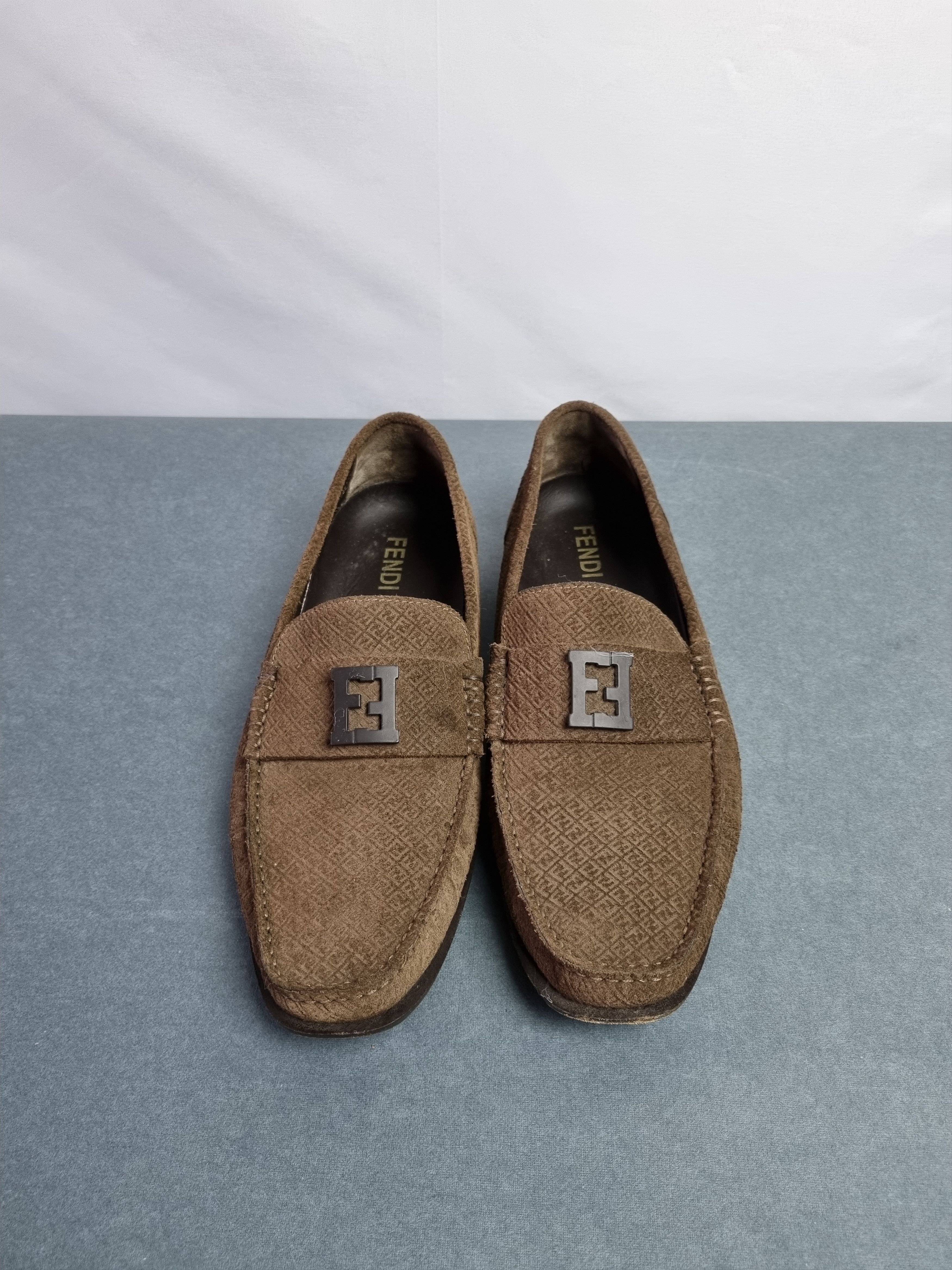Fendi Fendi Monogram Suede Rare Shoes Size US 9 / EU 42 - 1 Thumbnail