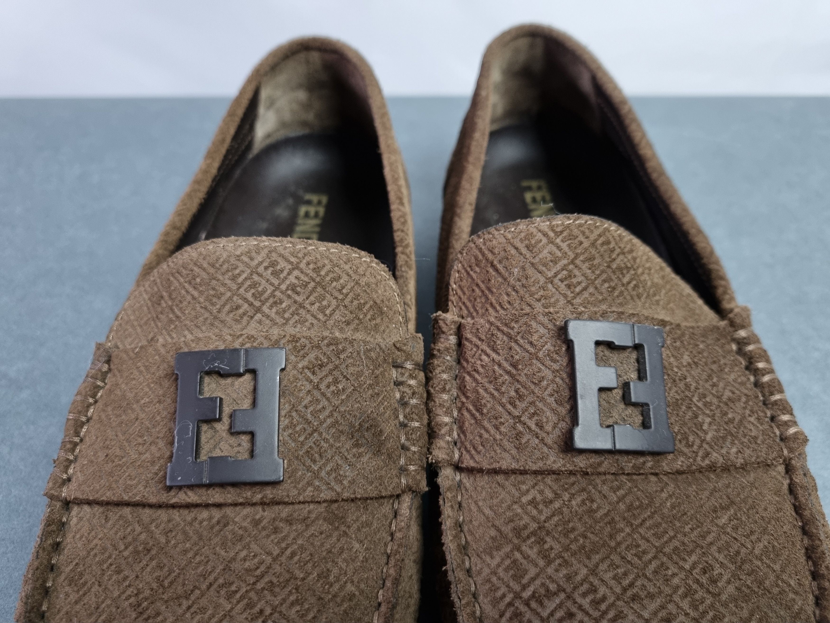 Fendi Fendi Monogram Suede Rare Shoes Size US 9 / EU 42 - 12 Thumbnail