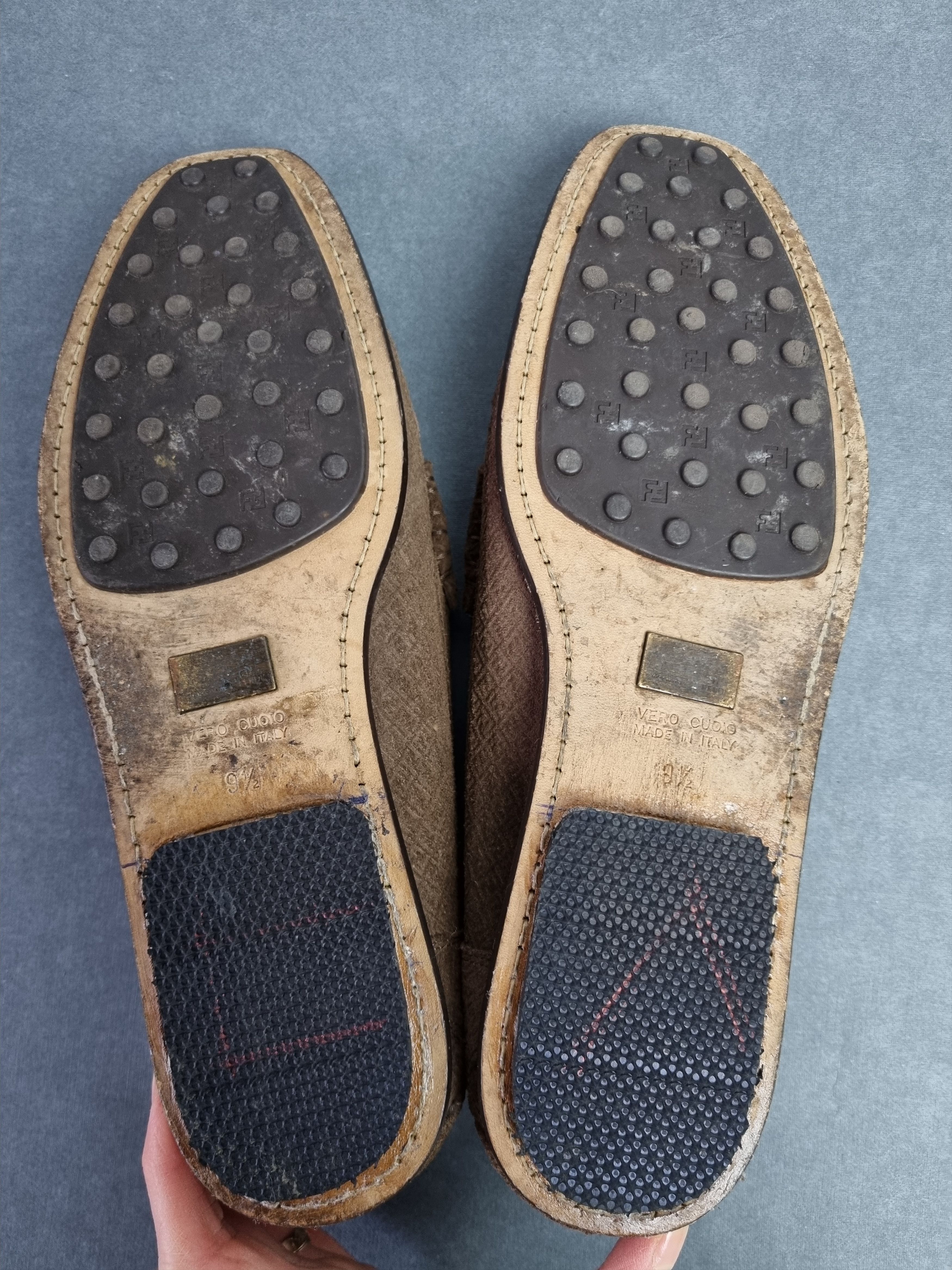 Fendi Fendi Monogram Suede Rare Shoes Size US 9 / EU 42 - 9 Thumbnail
