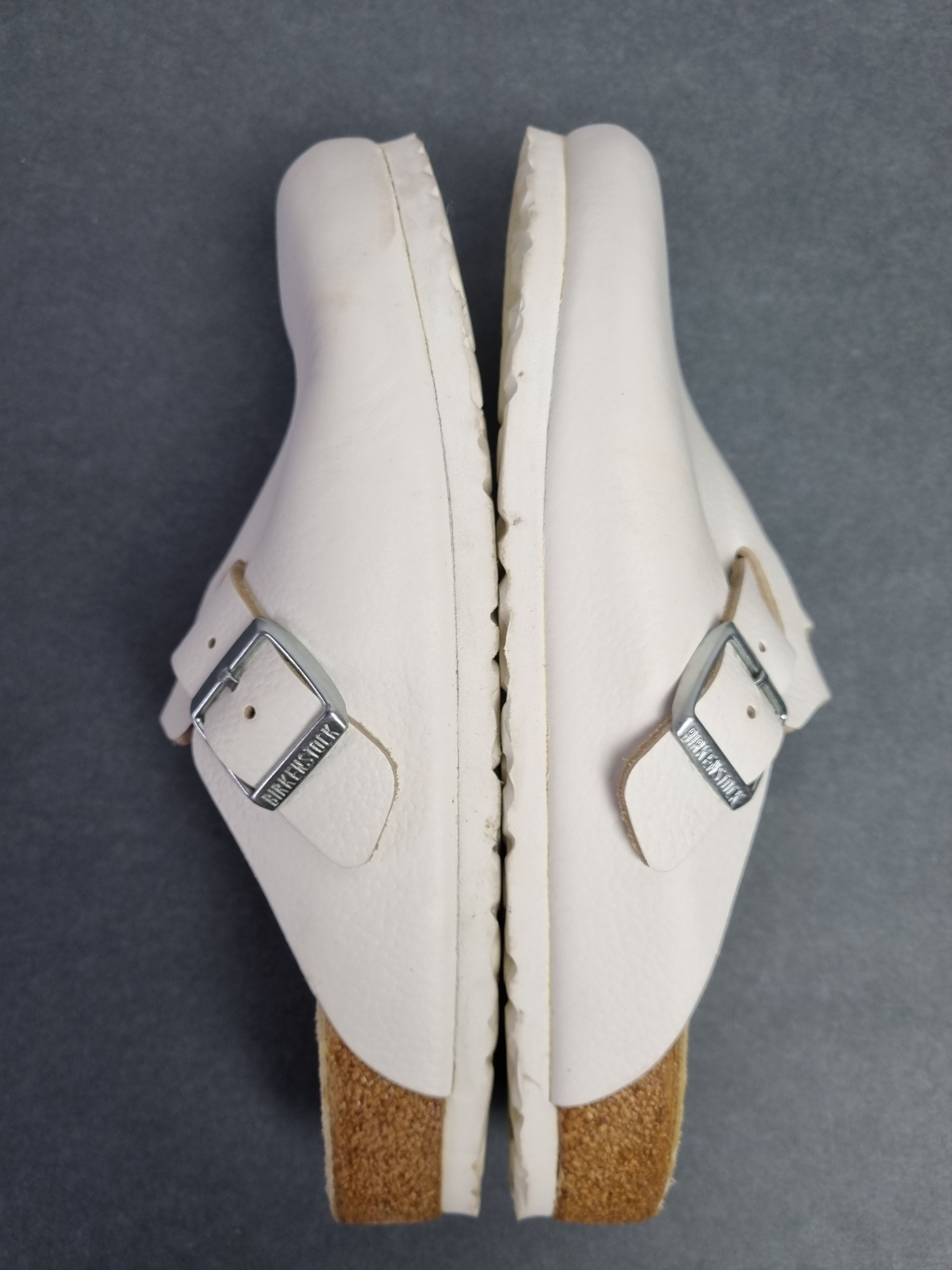 Birkenstock Birkenstock Leather White Sandals Slipons Size US 8 / EU 41 - 14 Thumbnail