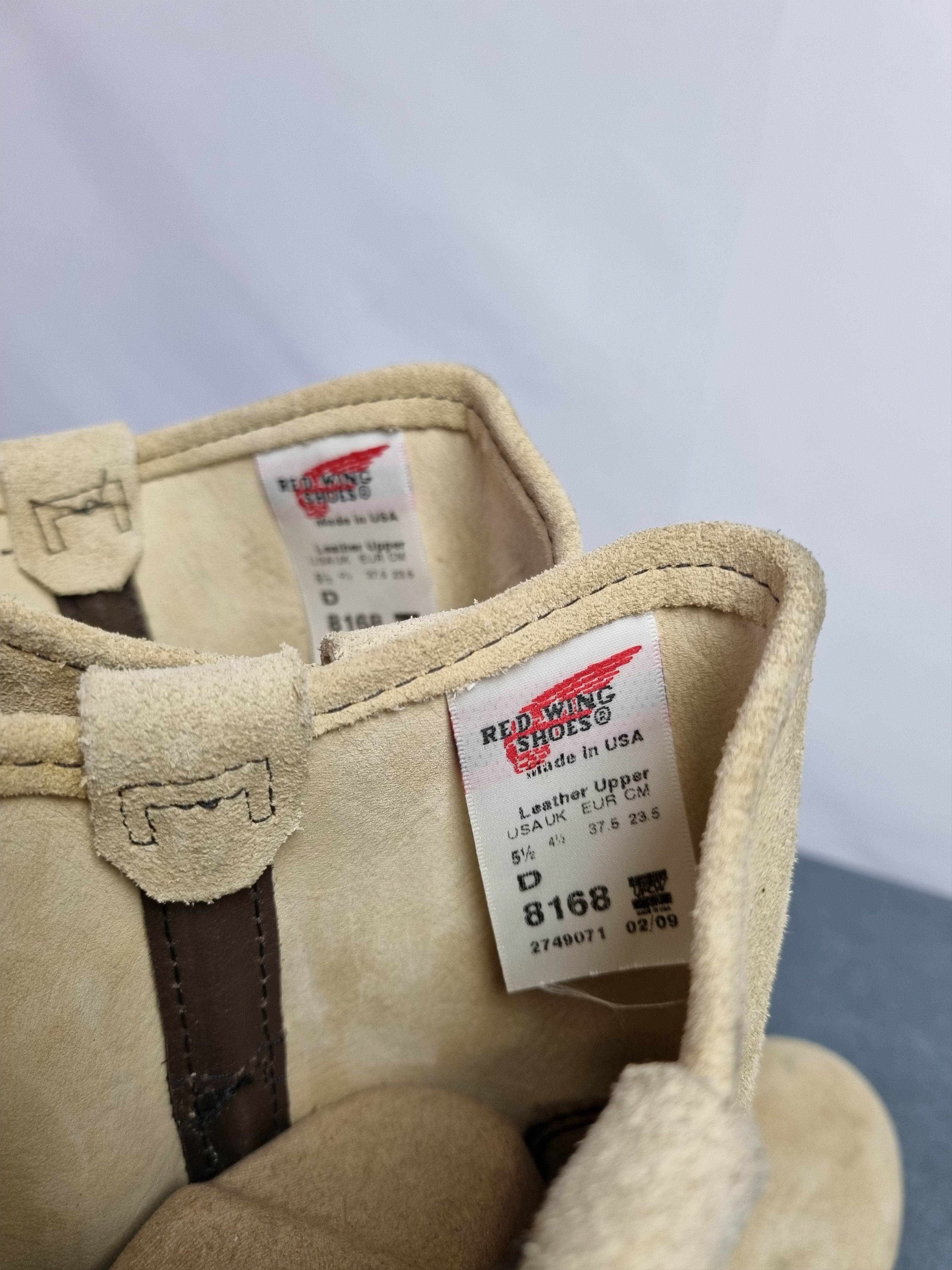 Red Wing Red Wing Suede Abilene D8168 PECOS Hawthorne Boots Size US 5.5 / EU 38 - 5 Thumbnail