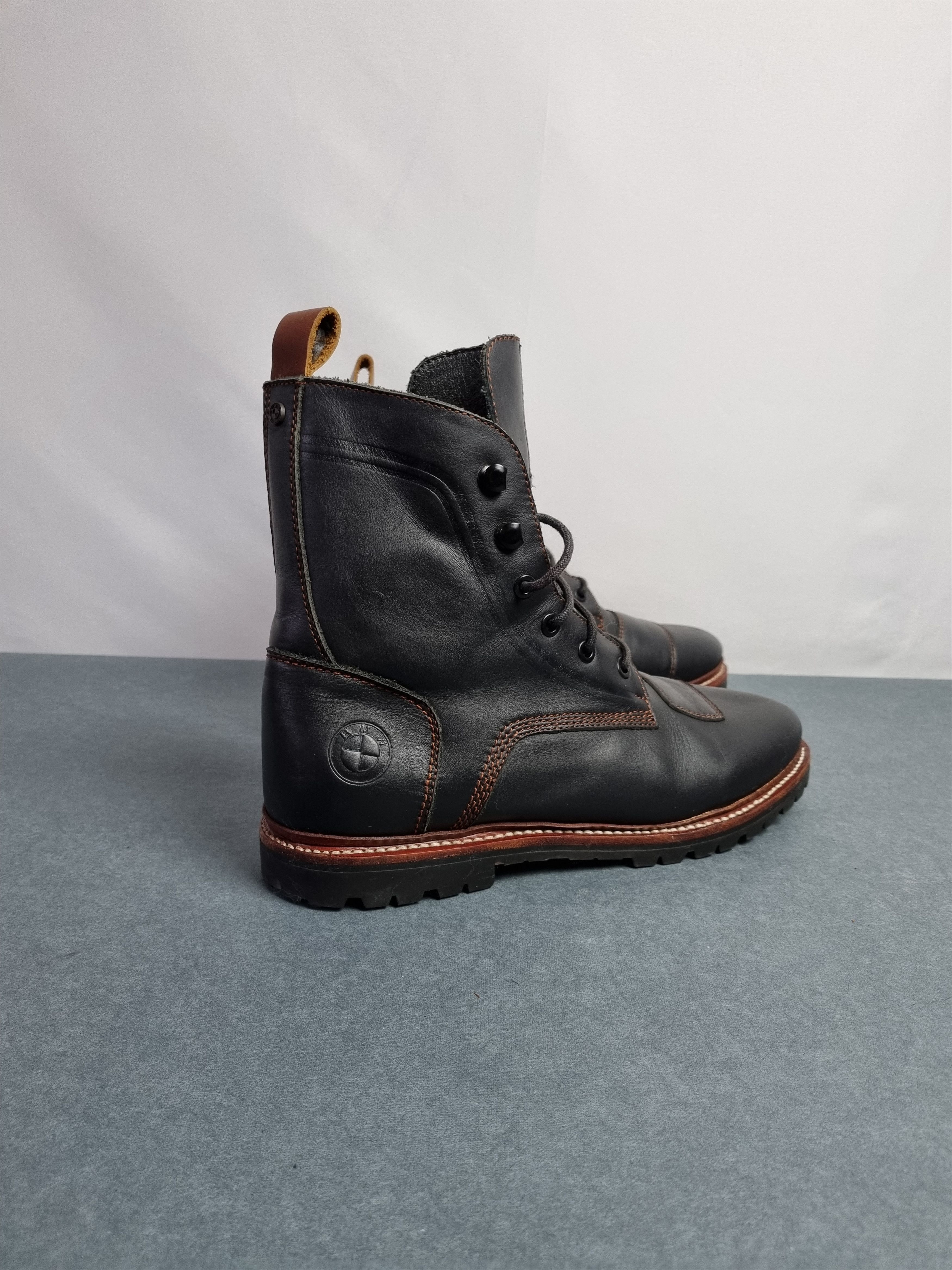 BMW × Formula 1 BMW Leather Biker Motto Boots Size US 10 / EU 43 - 4 Thumbnail