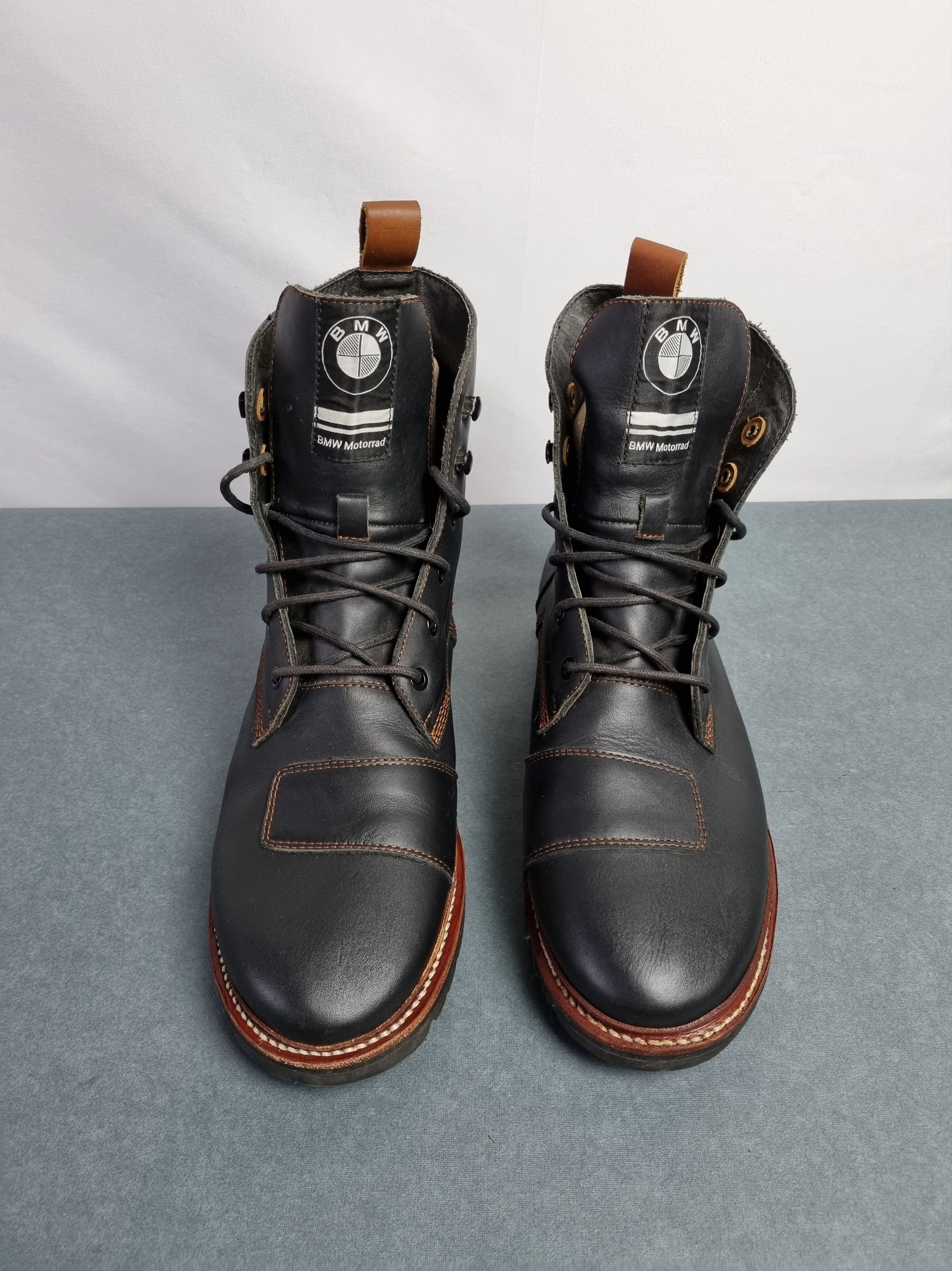 BMW × Formula 1 BMW Leather Biker Motto Boots Size US 10 / EU 43 - 1 Thumbnail