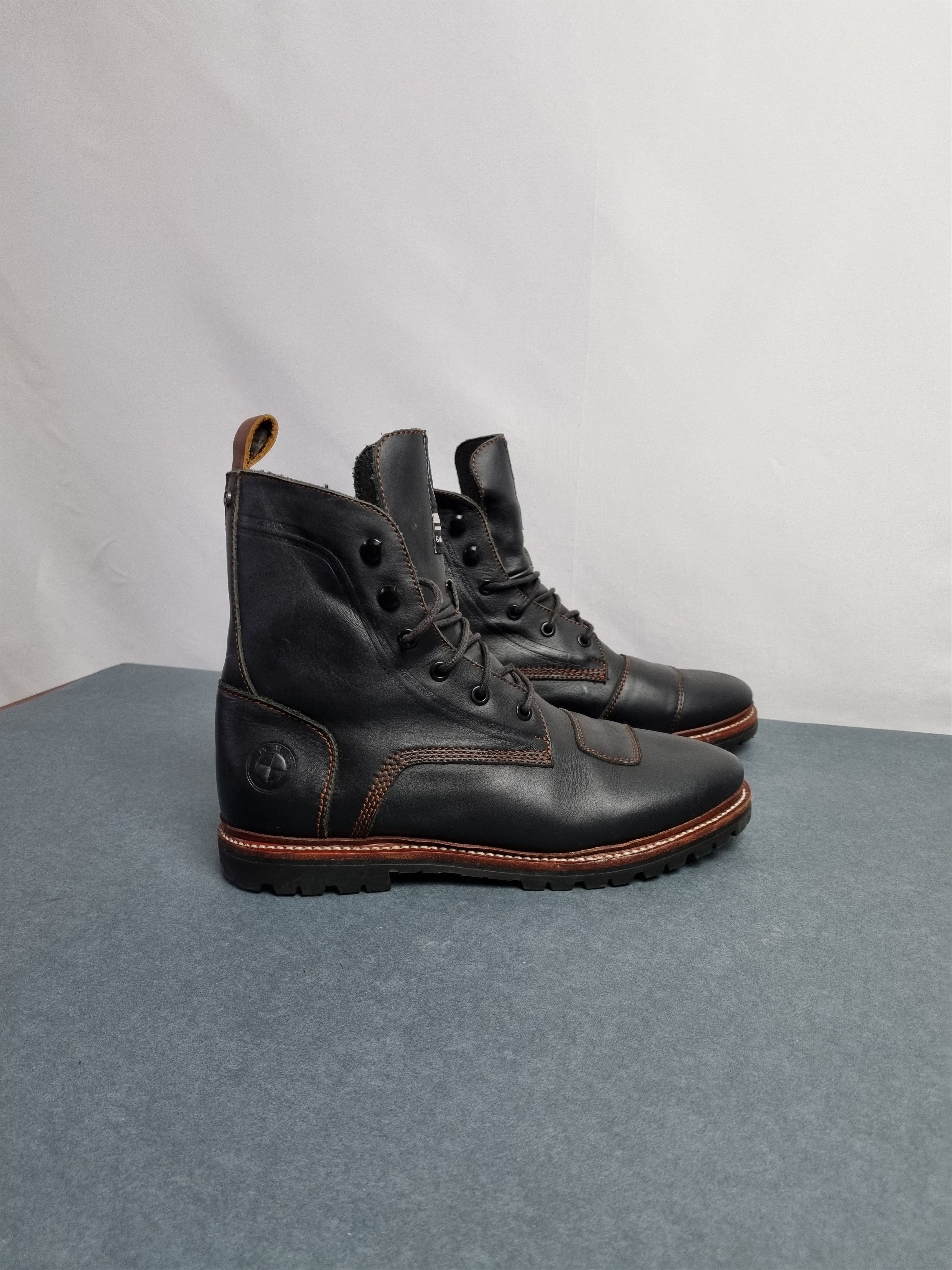 BMW × Formula 1 BMW Leather Biker Motto Boots Size US 10 / EU 43 - 2 Thumbnail