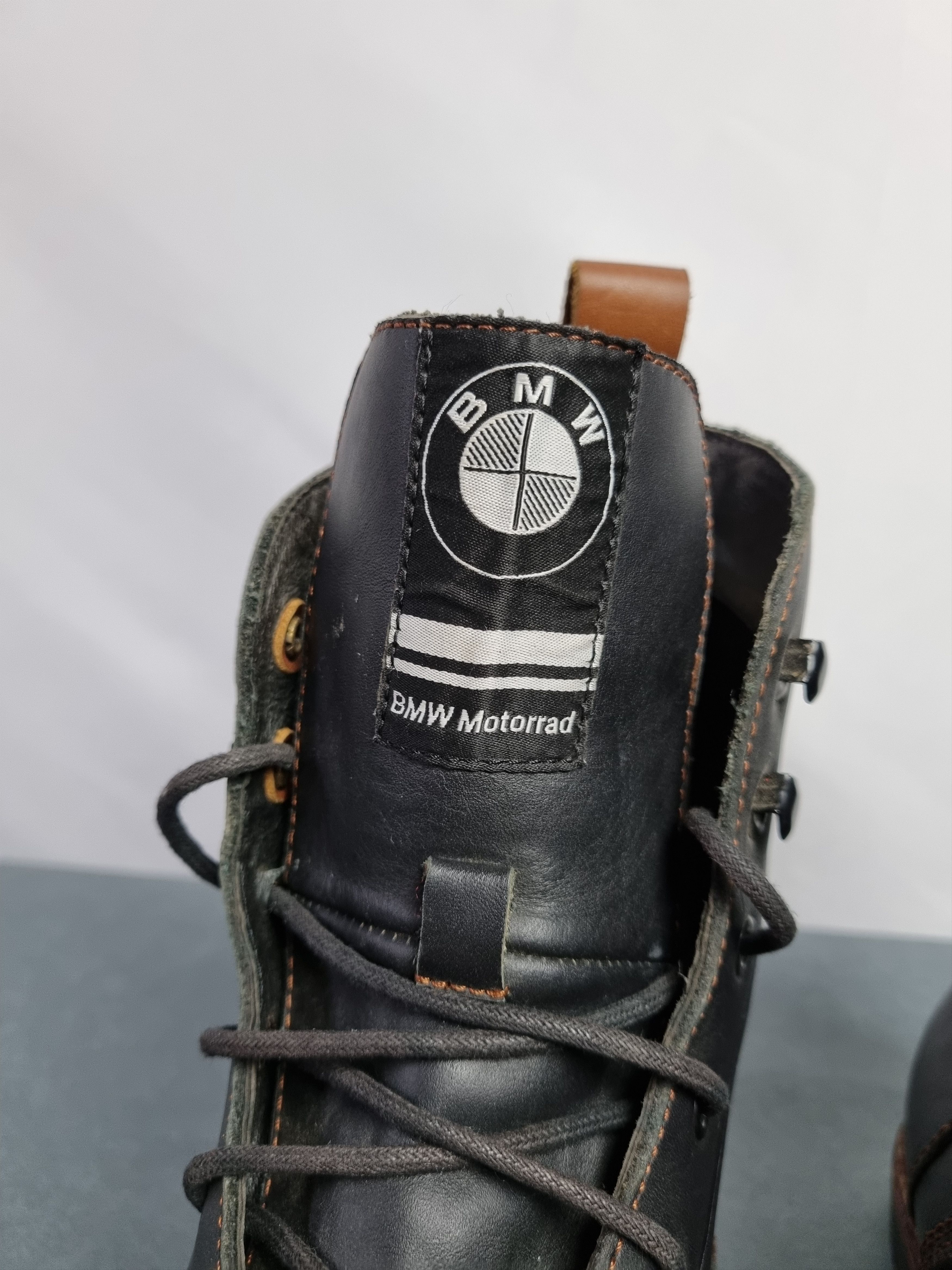 BMW × Formula 1 BMW Leather Biker Motto Boots Size US 10 / EU 43 - 3 Thumbnail