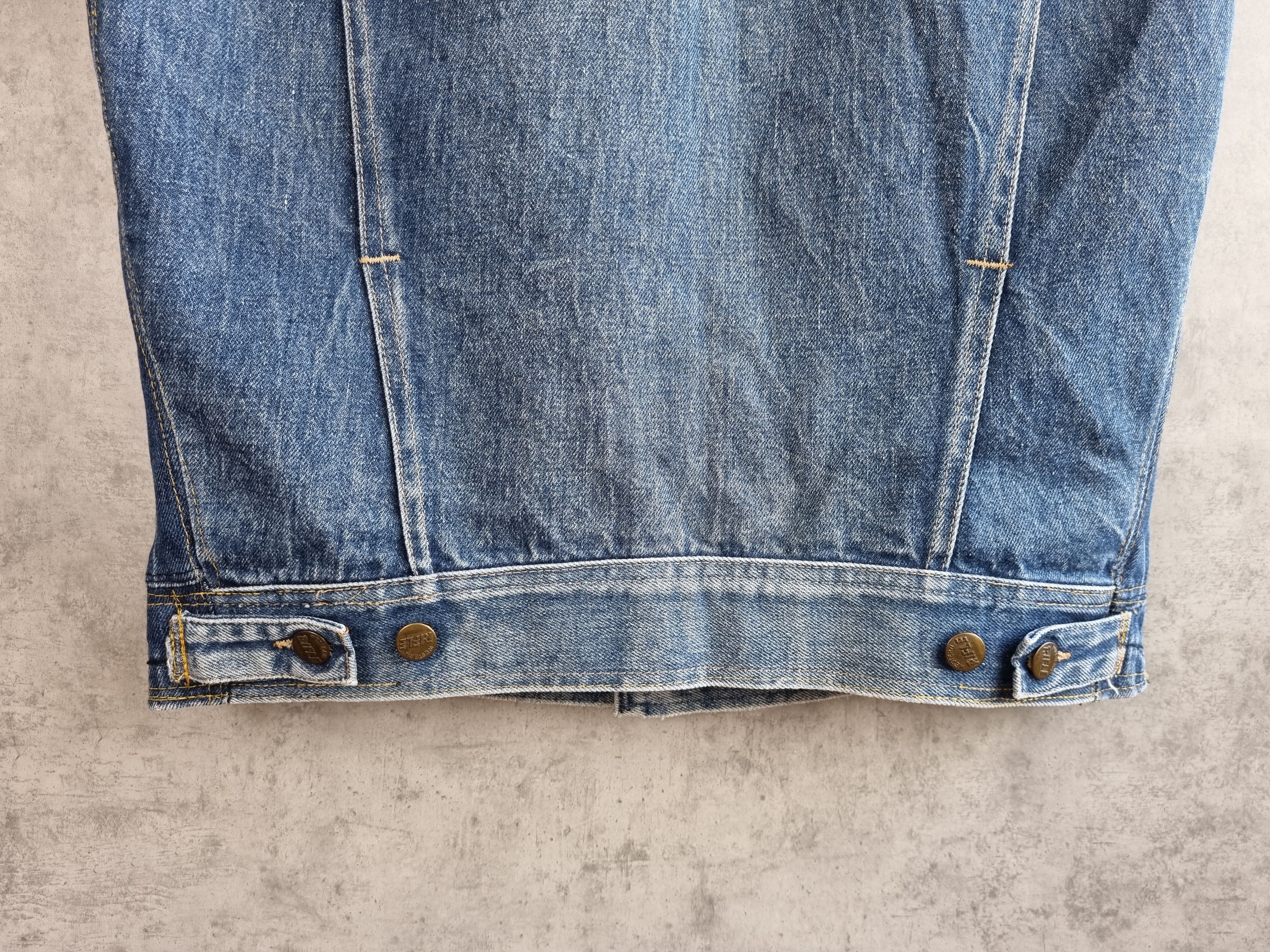 RIFLE 80s Faded Denim Rifle Cargo Reconstructed Vest Size US M / EU 48-50 / 2 - 14 Thumbnail