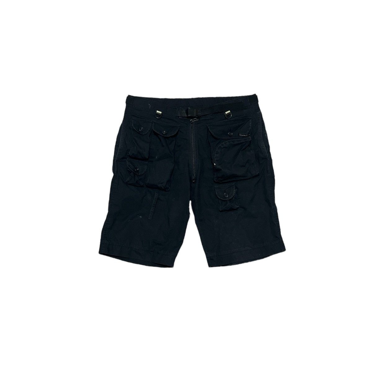 image of General Research x Mountain Research Multi Pocket Shorts Pant in Black, Men's (Size 34)