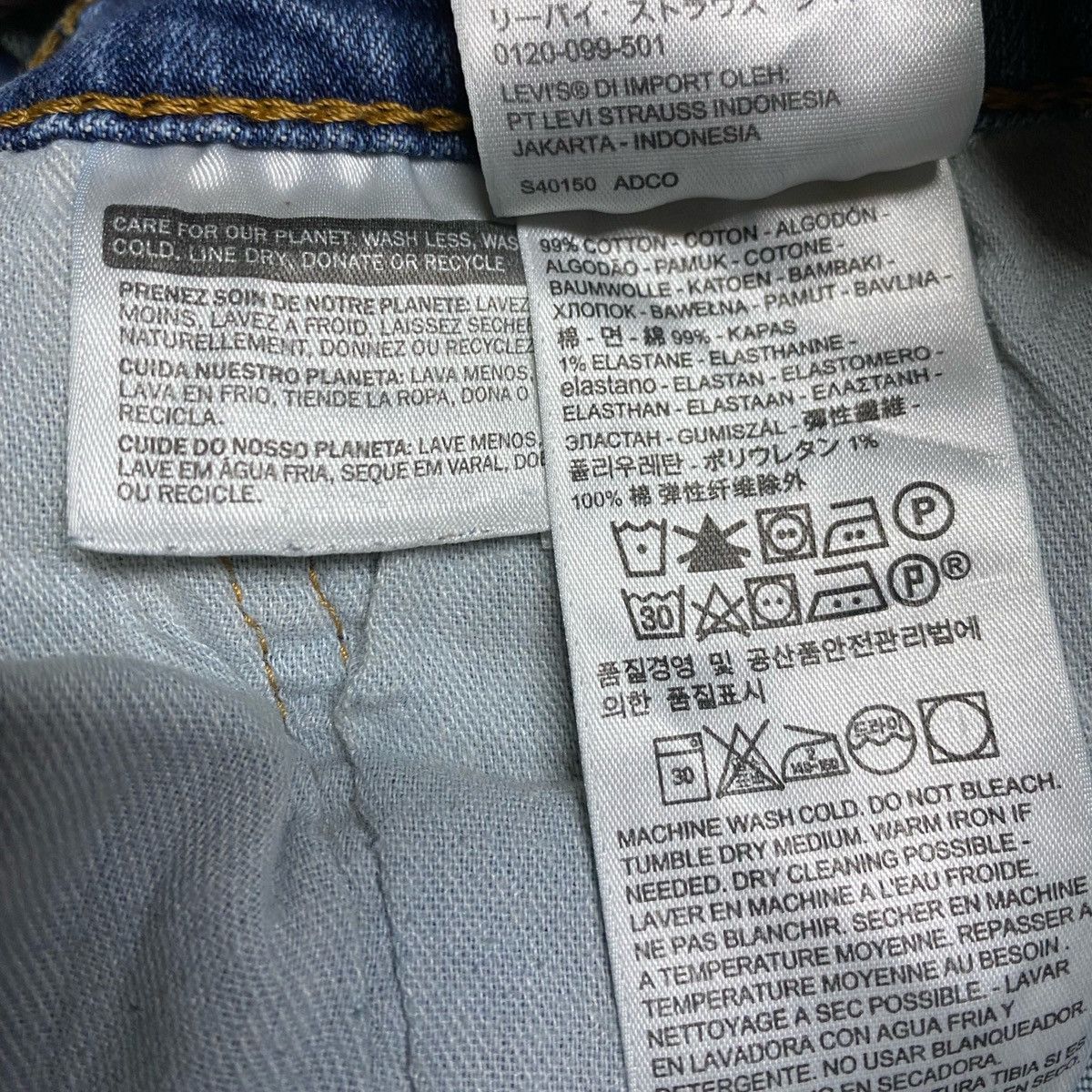 If Six Was Nine × Le Grande Bleu (L.G.B.) × Levi's Levis pant Size US 34 / EU 50 - 13 Thumbnail