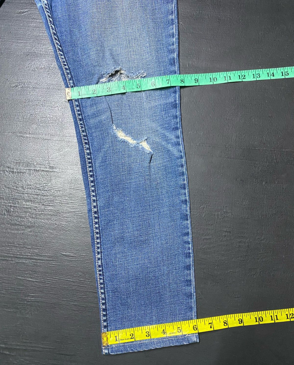 If Six Was Nine × Le Grande Bleu (L.G.B.) × Levi's Vintage Levi’s Distressed Pants Size US 34 / EU 50 - 17 Thumbnail