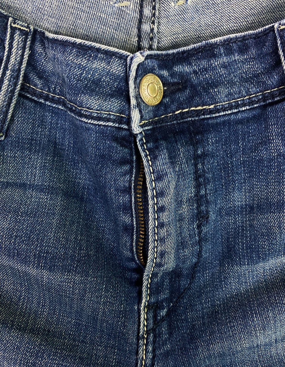 If Six Was Nine × Le Grande Bleu (L.G.B.) × Levi's Vintage Levi’s Distressed Pants Size US 34 / EU 50 - 6 Thumbnail