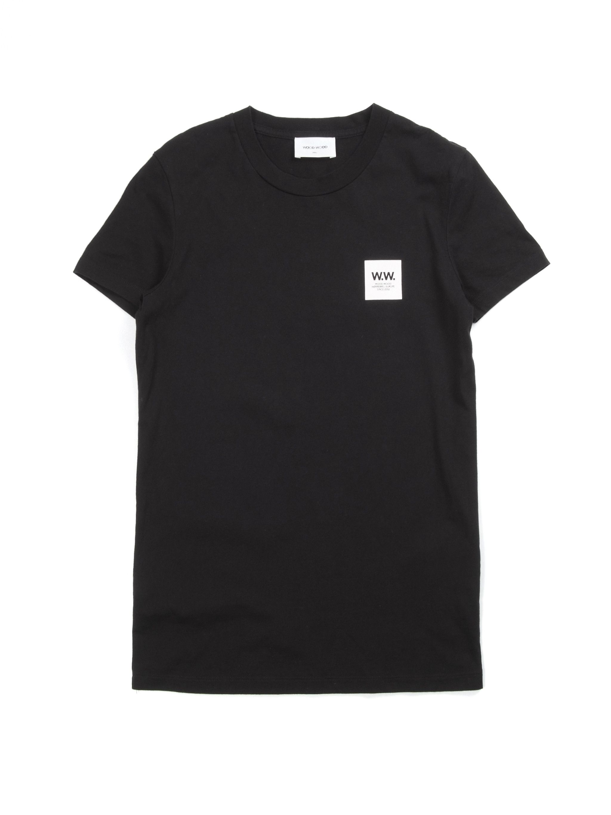 Wood Wood WOOD WOOD black t-shirt Size US S / EU 44-46 / 1 - 1 Thumbnail