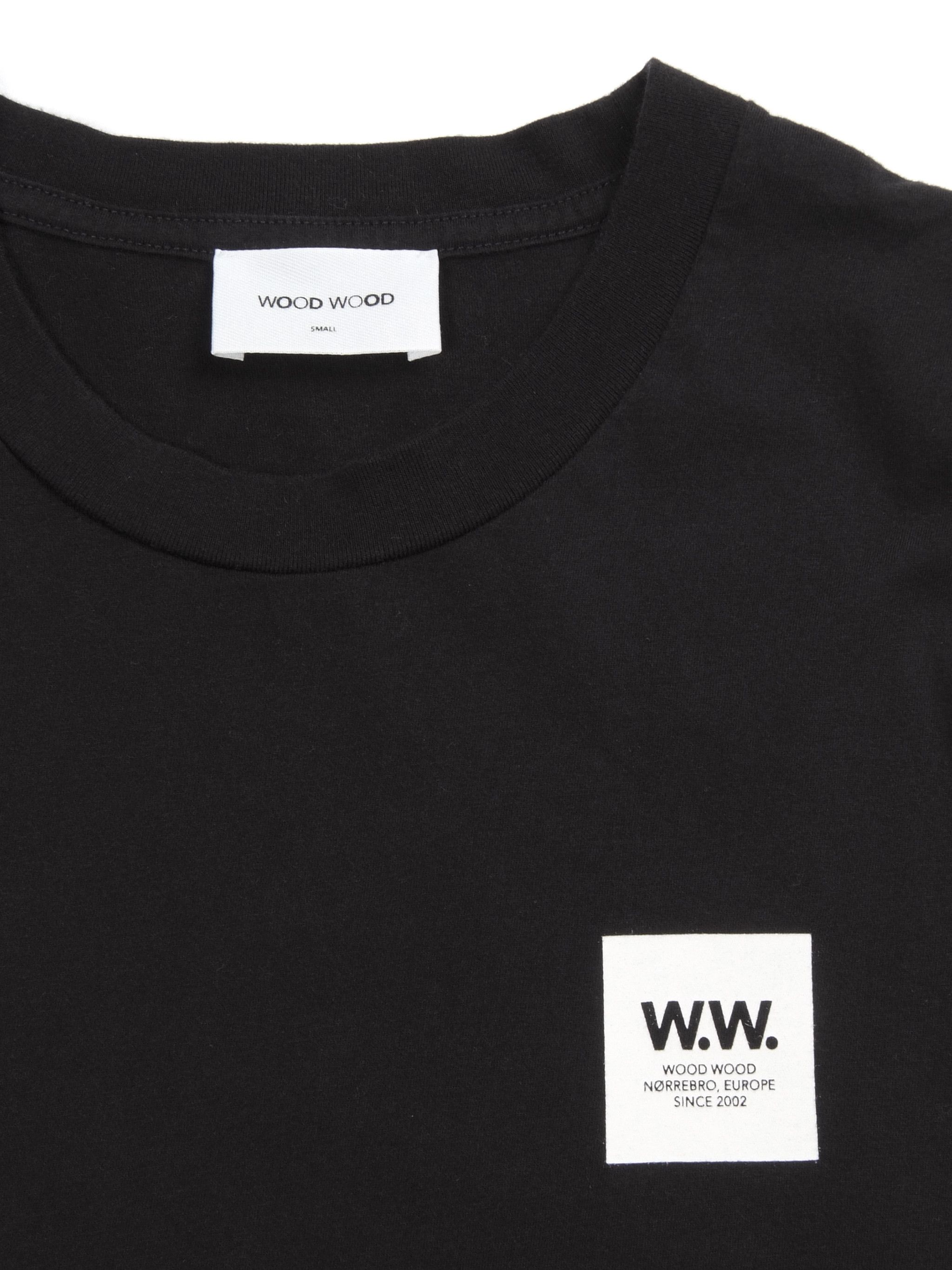 Wood Wood WOOD WOOD black t-shirt Size US S / EU 44-46 / 1 - 2 Thumbnail