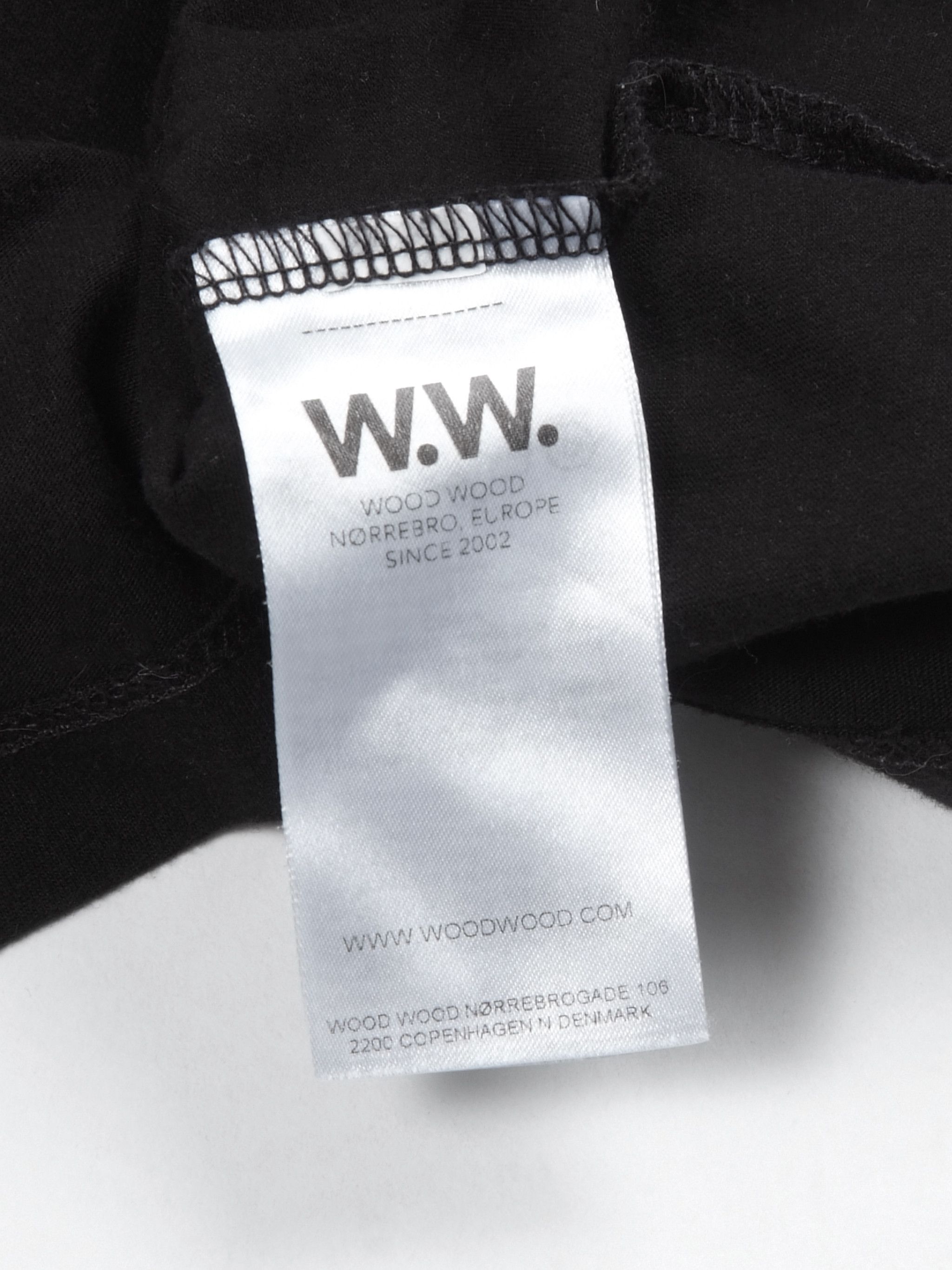 Wood Wood WOOD WOOD black t-shirt Size US S / EU 44-46 / 1 - 3 Thumbnail