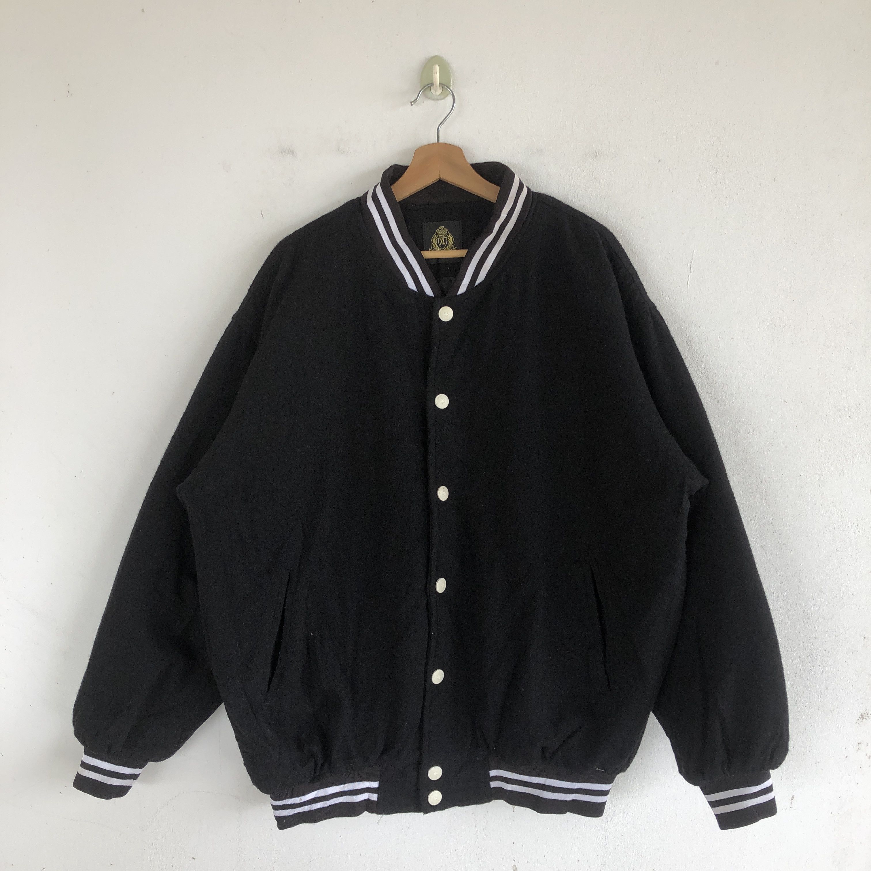 Japanese Brand × Vintage Vintage Ridaz House Varsity Jackets Japanese Wool Jacket Size US XL / EU 56 / 4 - 1 Thumbnail