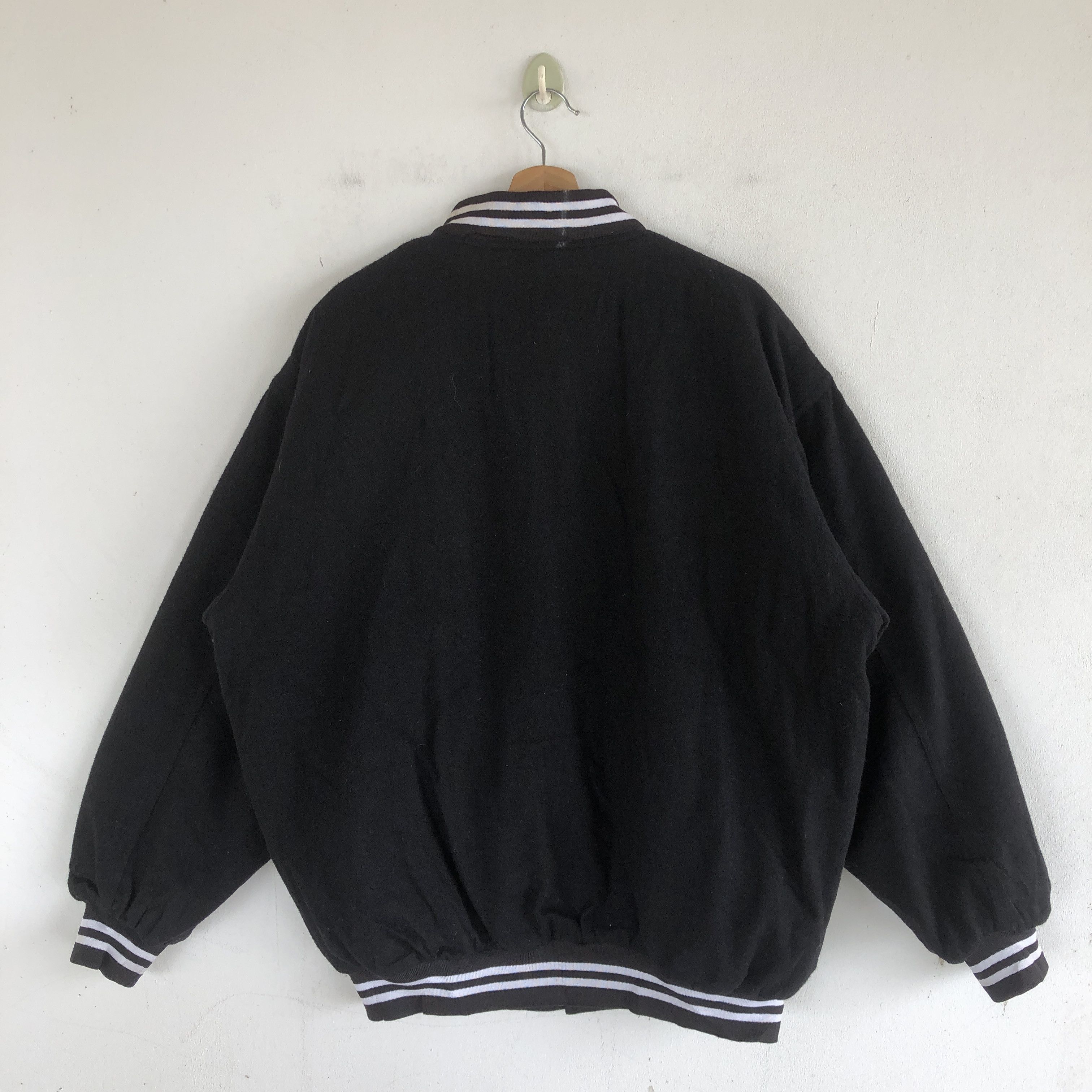 Japanese Brand × Vintage Vintage Ridaz House Varsity Jackets Japanese Wool Jacket Size US XL / EU 56 / 4 - 2 Thumbnail