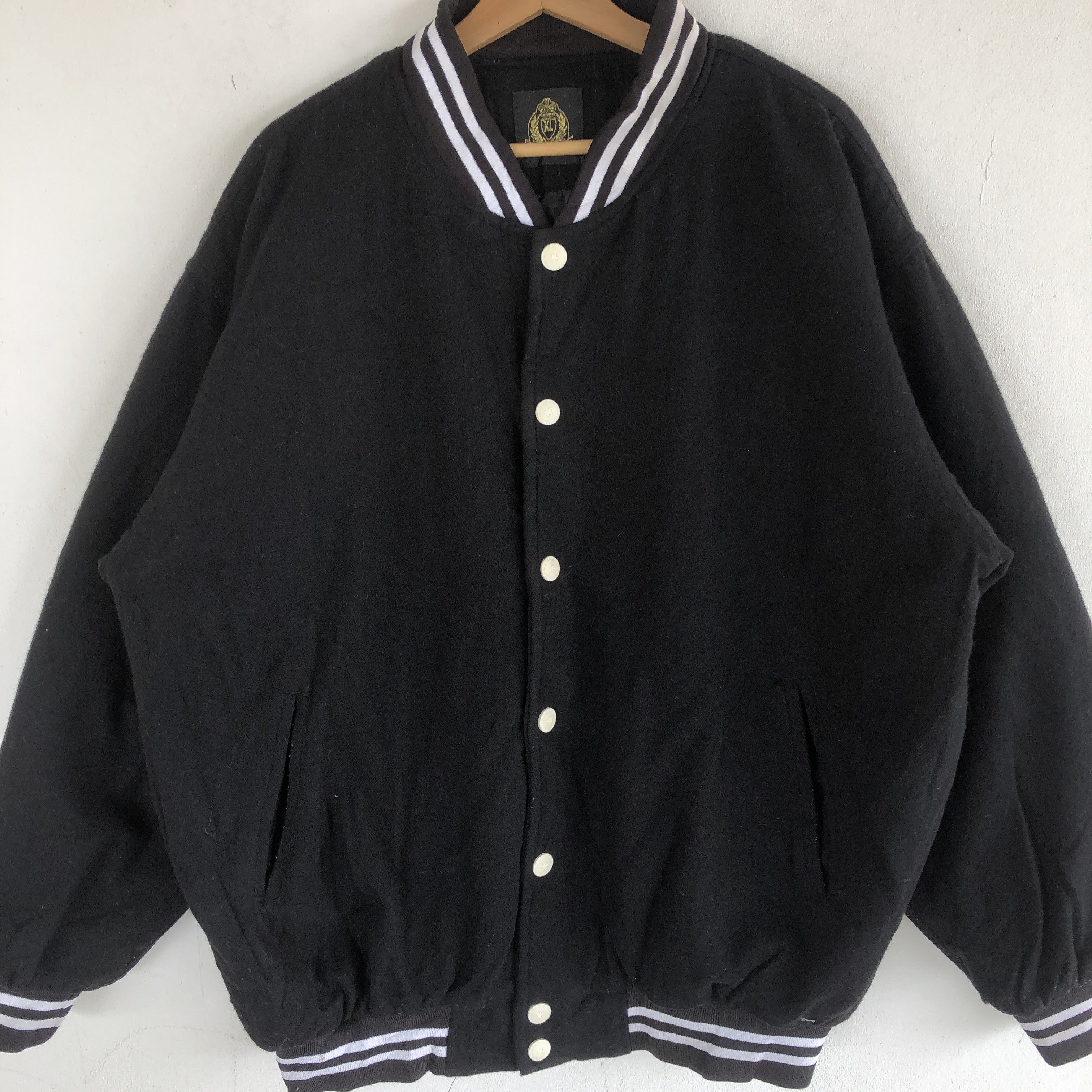 Japanese Brand × Vintage Vintage Ridaz House Varsity Jackets Japanese Wool Jacket Size US XL / EU 56 / 4 - 4 Thumbnail