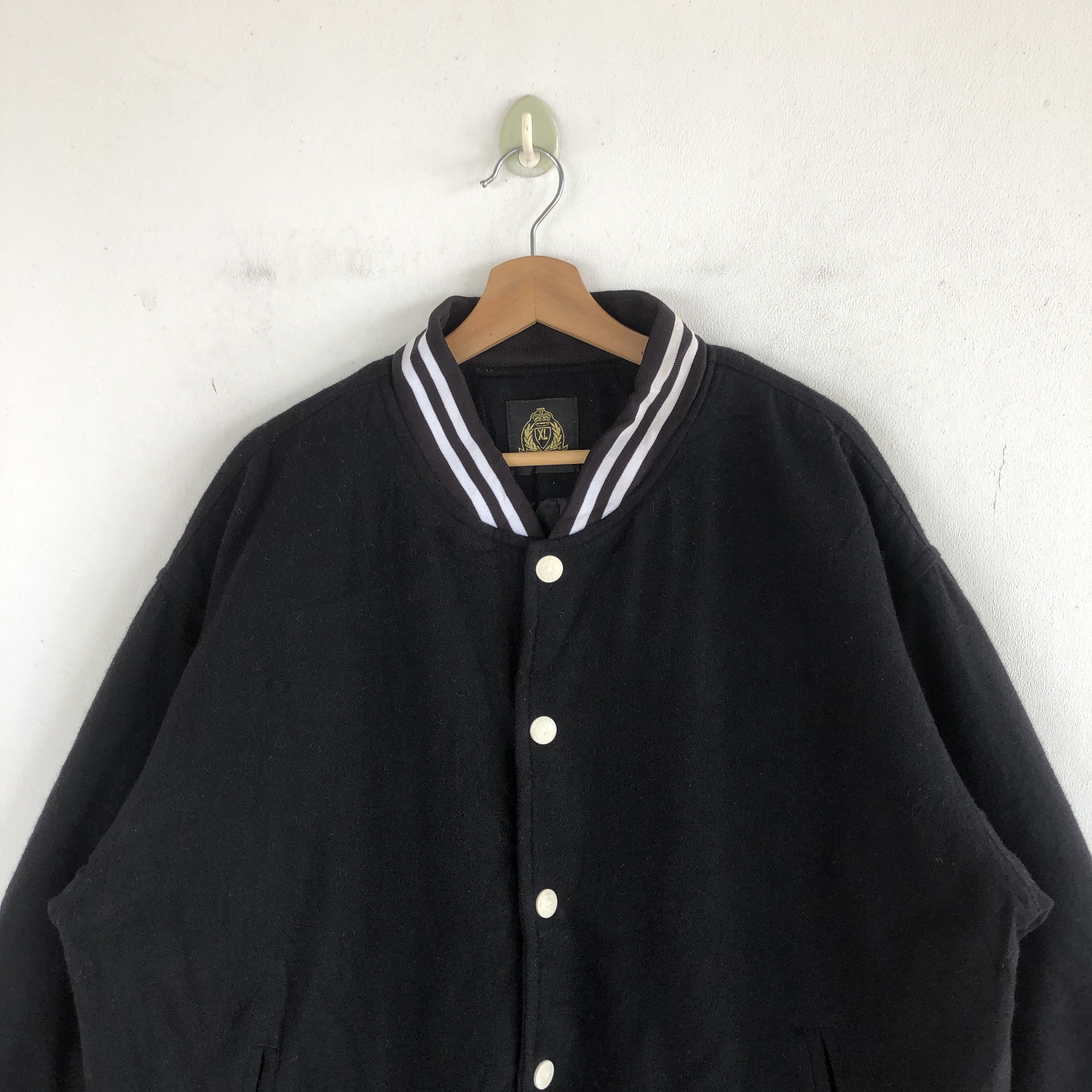 Japanese Brand × Vintage Vintage Ridaz House Varsity Jackets Japanese Wool Jacket Size US XL / EU 56 / 4 - 3 Thumbnail