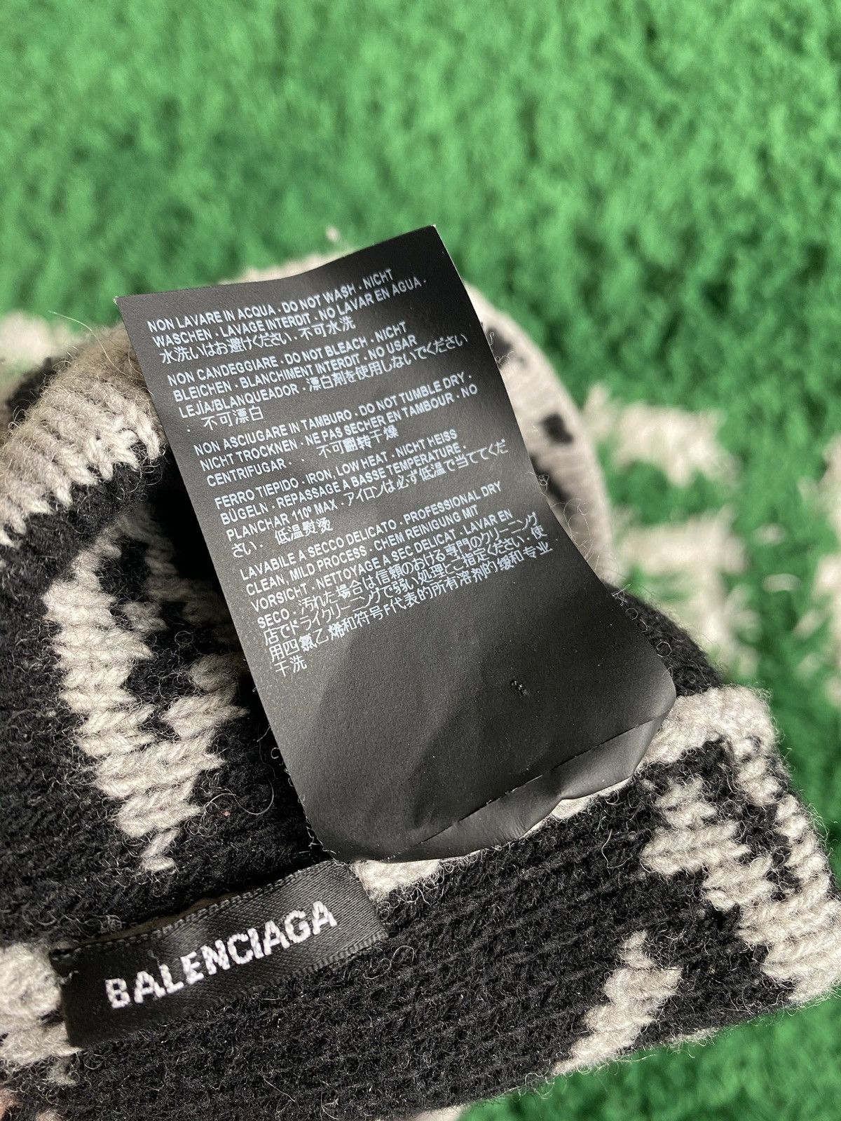 Balenciaga Jacquard Logo Beanie Size ONE SIZE - 6 Thumbnail