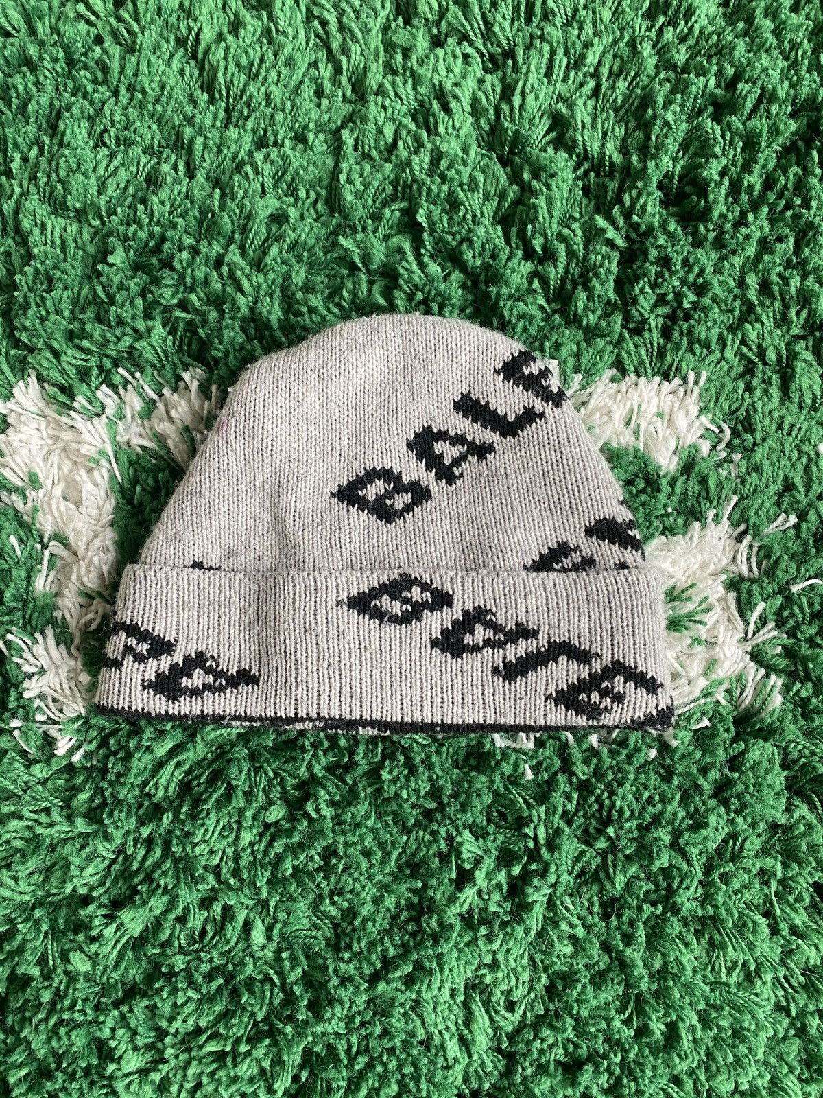 Balenciaga Jacquard Logo Beanie Size ONE SIZE - 2 Thumbnail