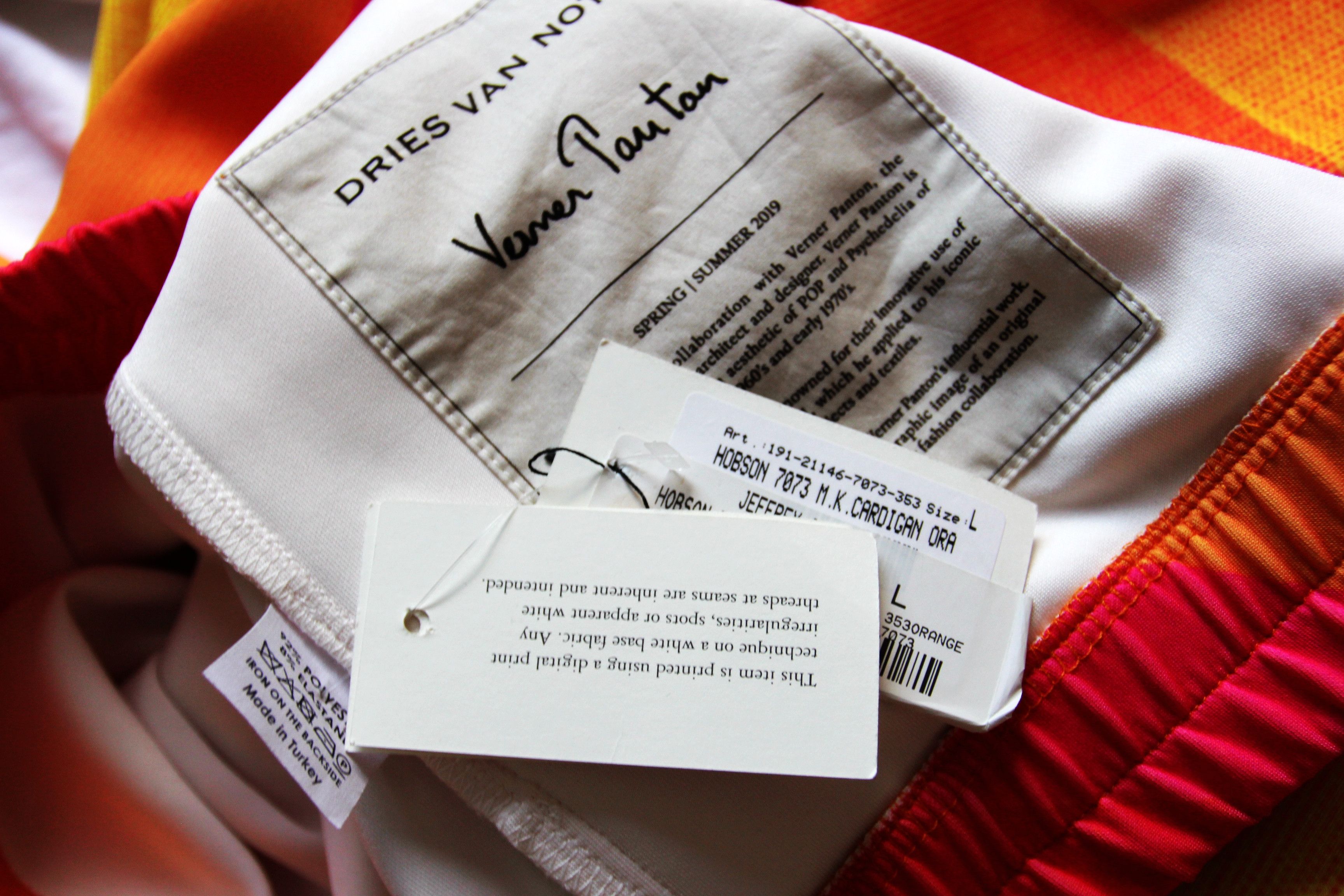 Dries Van Noten BNWT SS19 DRIES VAN NOTEN x VERNER PANTON HOBSON JACKET L Size US L / EU 52-54 / 3 - 7 Thumbnail