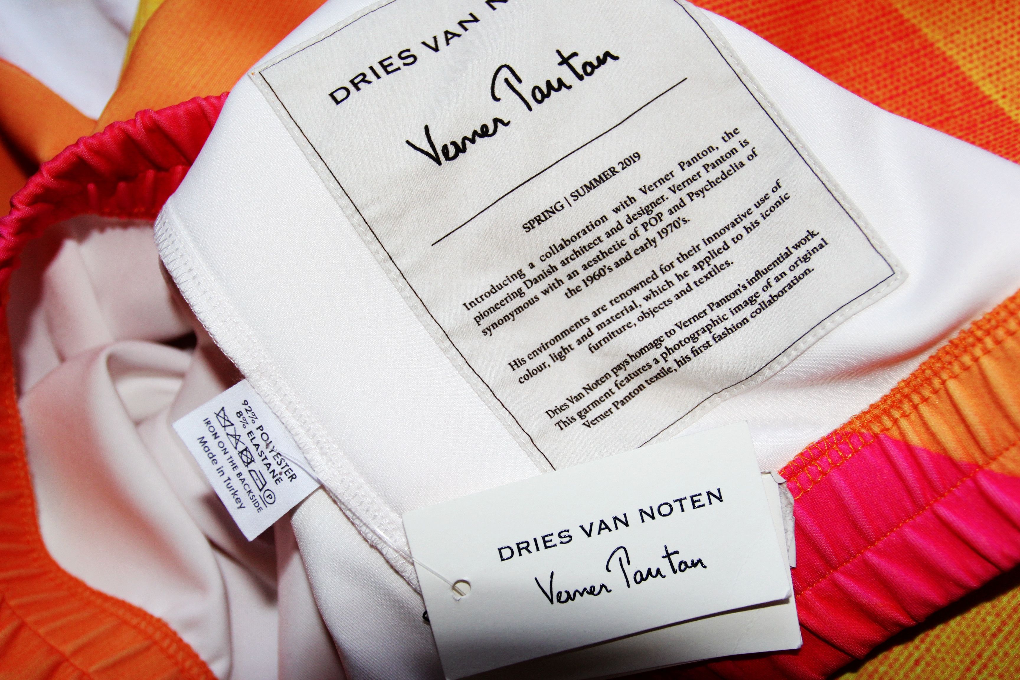 Dries Van Noten BNWT SS19 DRIES VAN NOTEN x VERNER PANTON HOBSON JACKET L Size US L / EU 52-54 / 3 - 8 Thumbnail