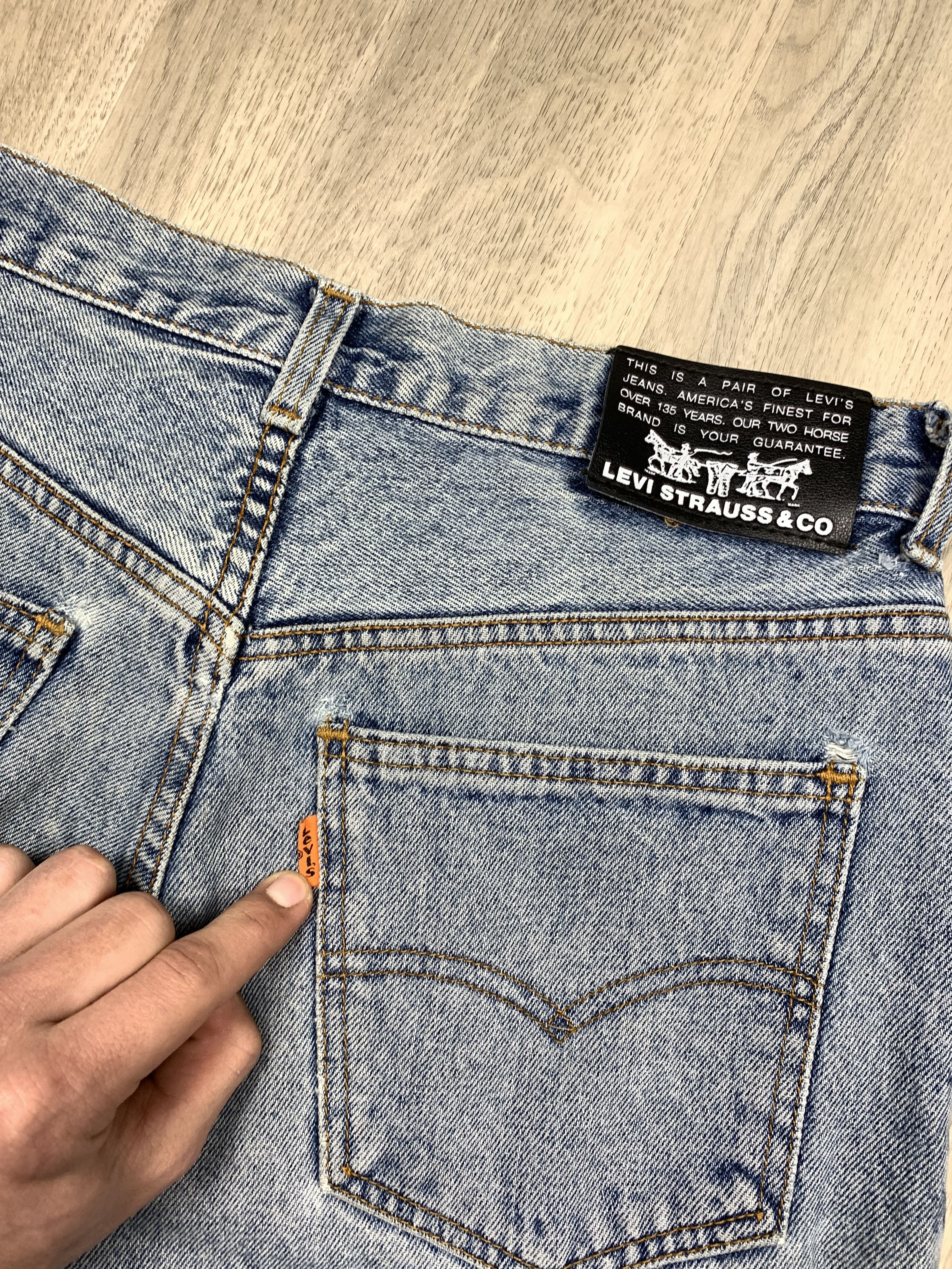 Levi's Levis 90s Vintage Orange Tab Mens Denim Pants Jeans Size US 30 / EU 46 - 3 Thumbnail