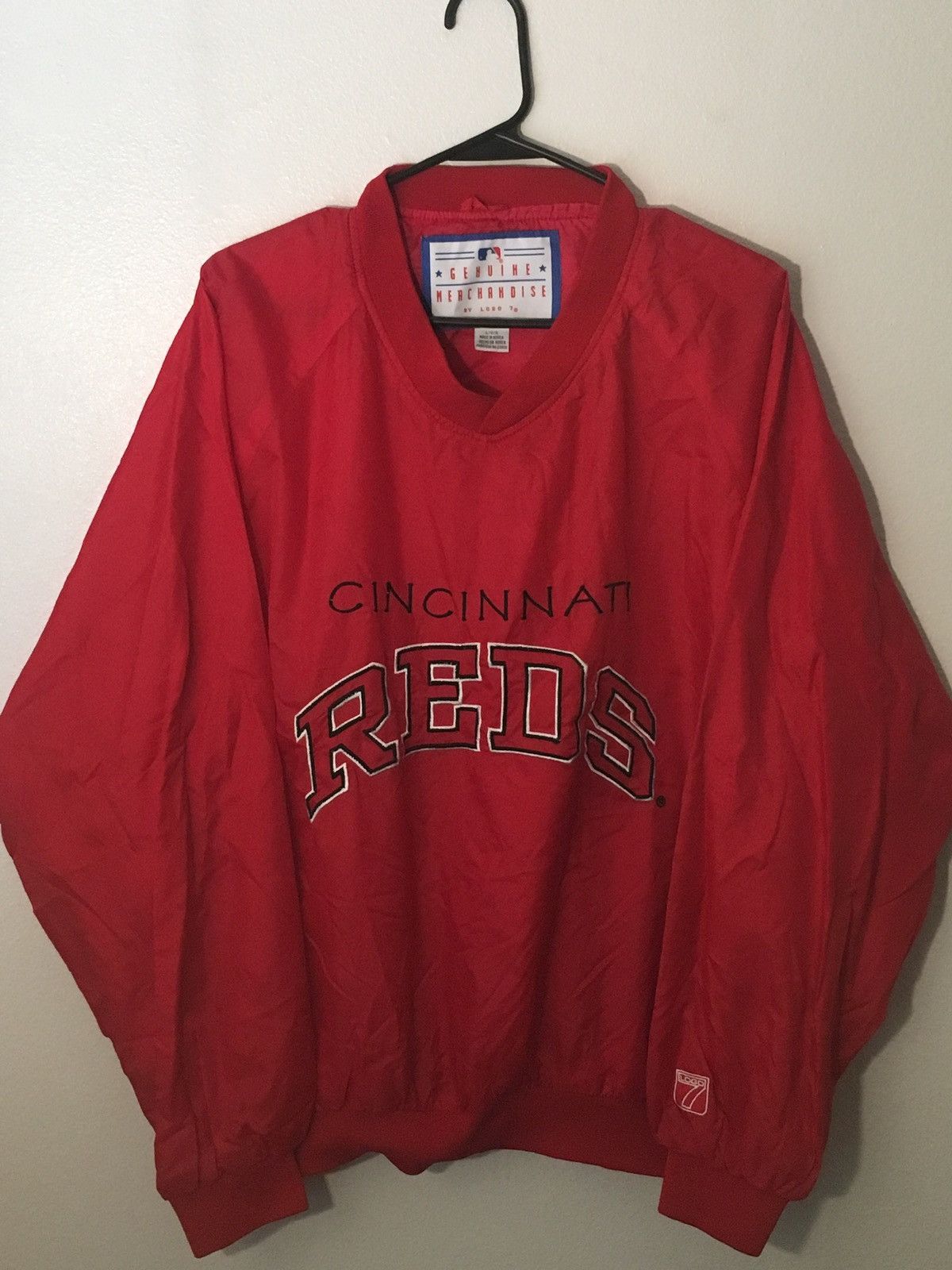 Logo 7 × Vintage Vintage MLB Cincinnati Reds Pullover Size US M / EU 48-50 / 2 - 2 Thumbnail