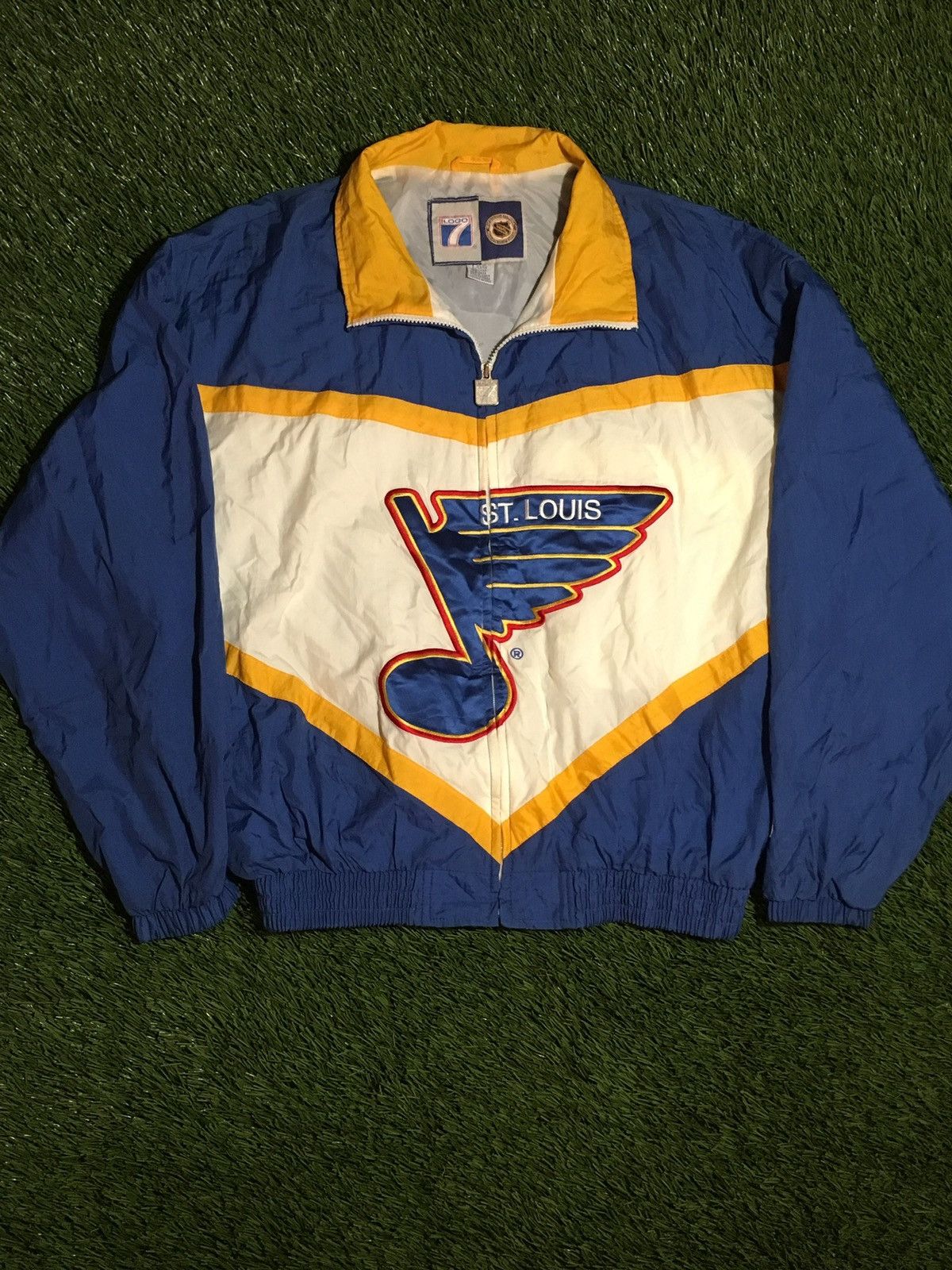 Logo 7 × Vintage Vintage NHL St. Louis Blues Windbreaker Size US L / EU 52-54 / 3 - 1 Preview