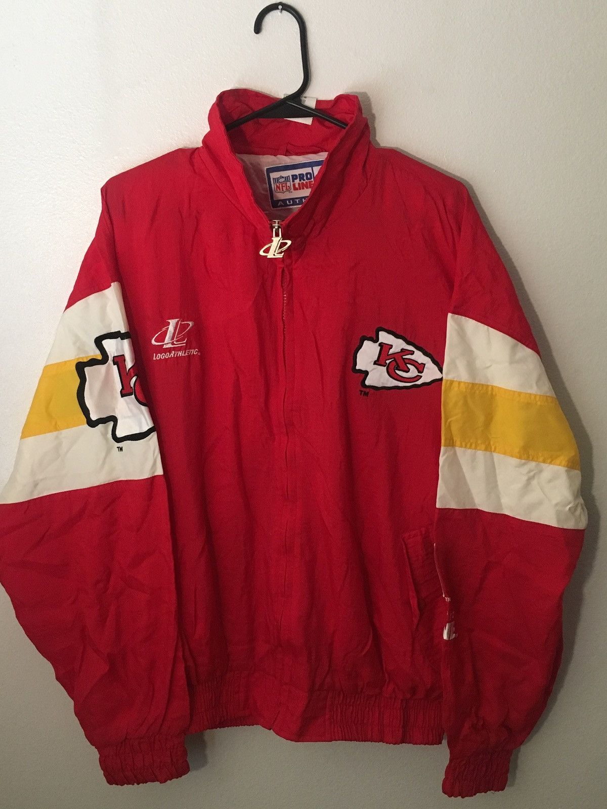 Logo 7 × Vintage Vintage NFL Kansas City Chiefs Windbreaker Size US L / EU 52-54 / 3 - 3 Thumbnail