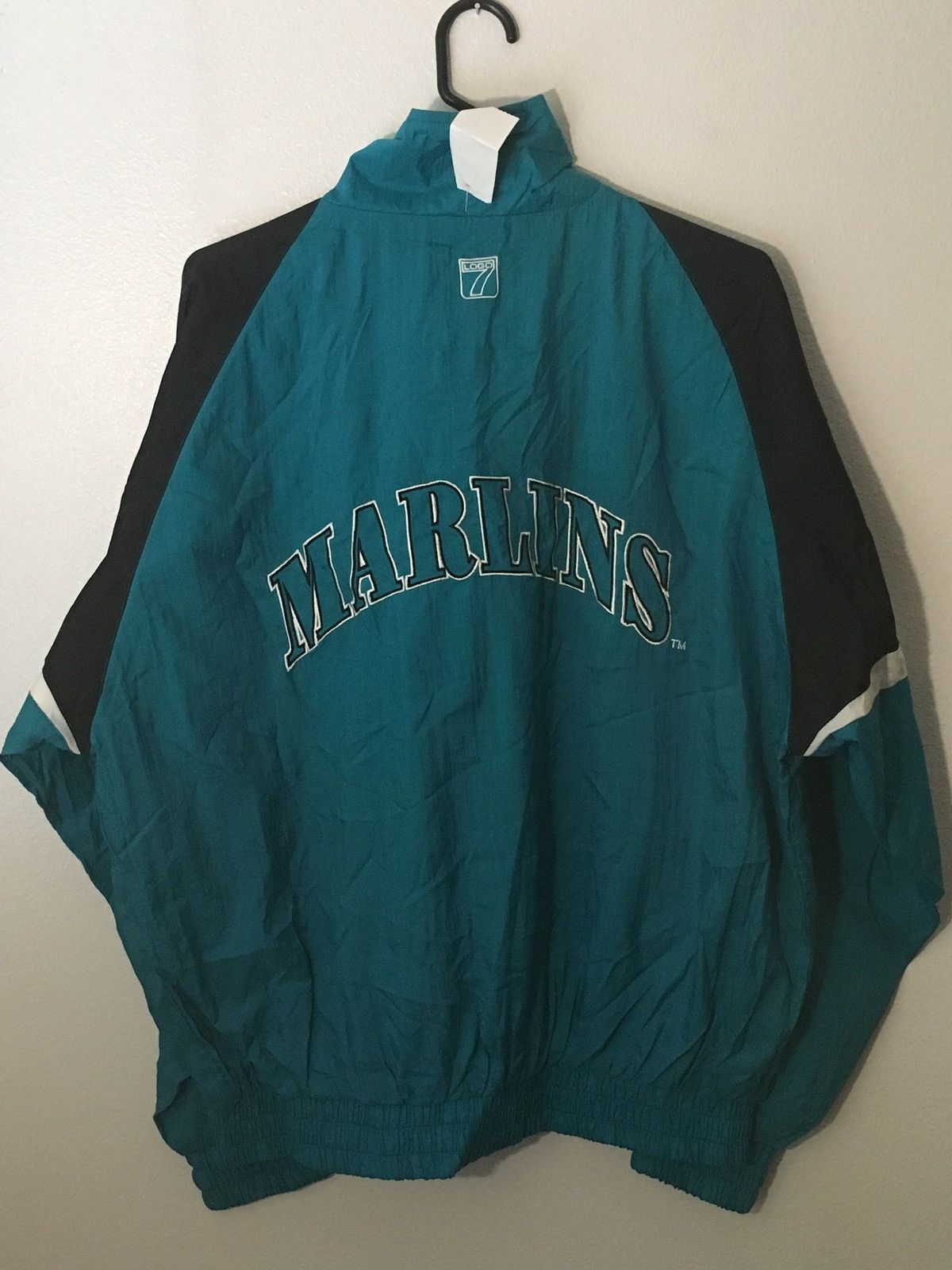 Logo 7 × Vintage Vintage MLB Florida Marlins Windbreaker Size US L / EU 52-54 / 3 - 4 Thumbnail