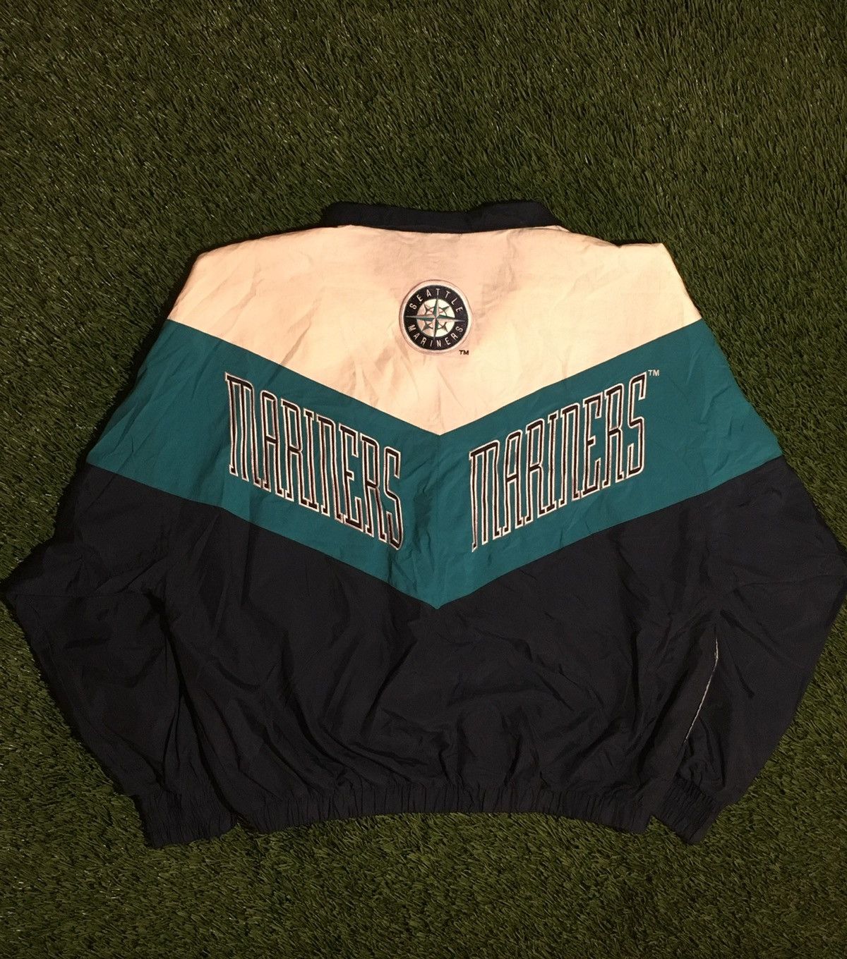 Logo 7 × Vintage Vintage MLB Seattle Mariners Windbreaker Size US L / EU 52-54 / 3 - 2 Thumbnail