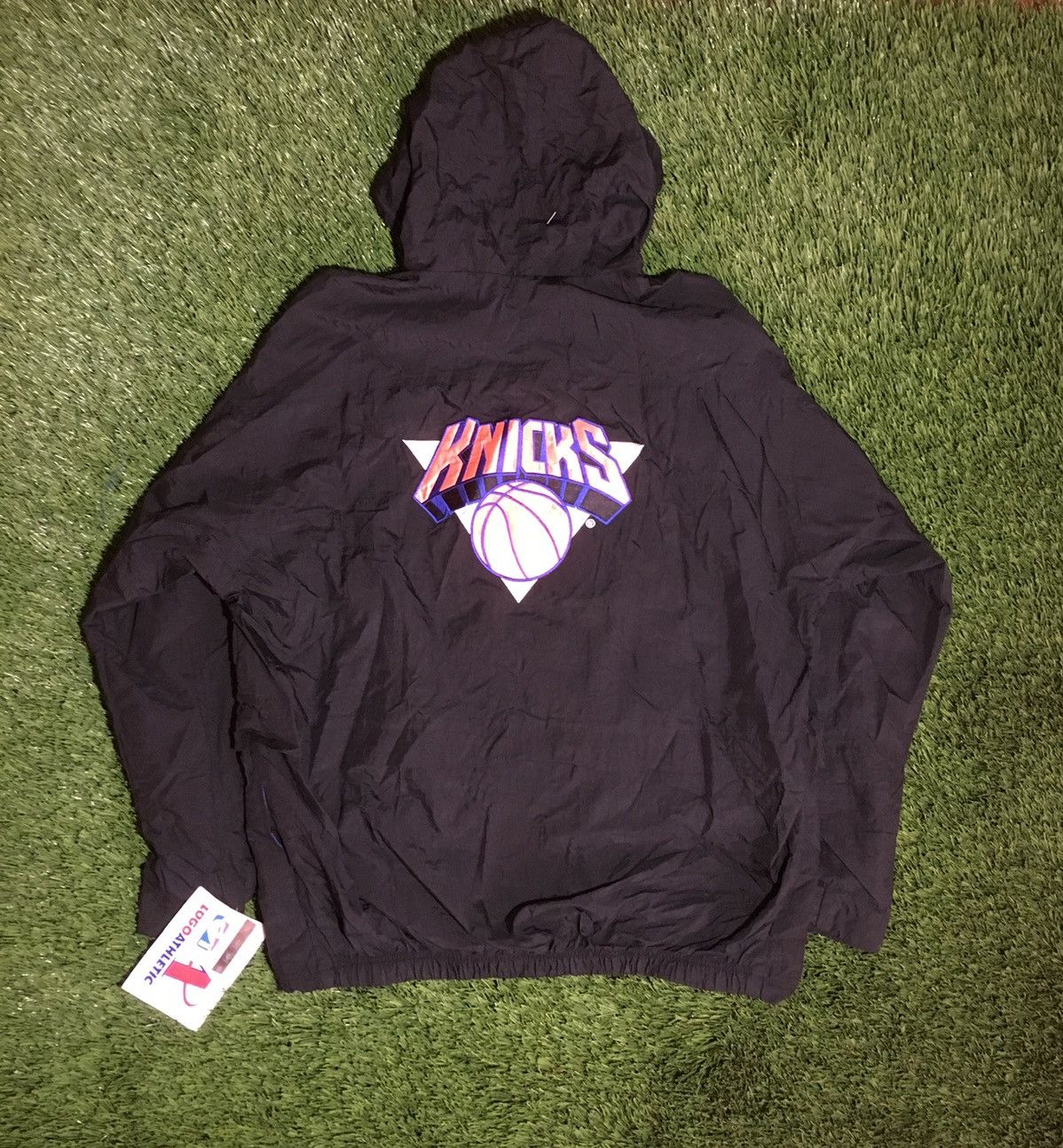 Logo Athletic × Vintage Vintage NBA New York Knicks Hoodie Windbreaker Size US XL / EU 56 / 4 - 2 Thumbnail