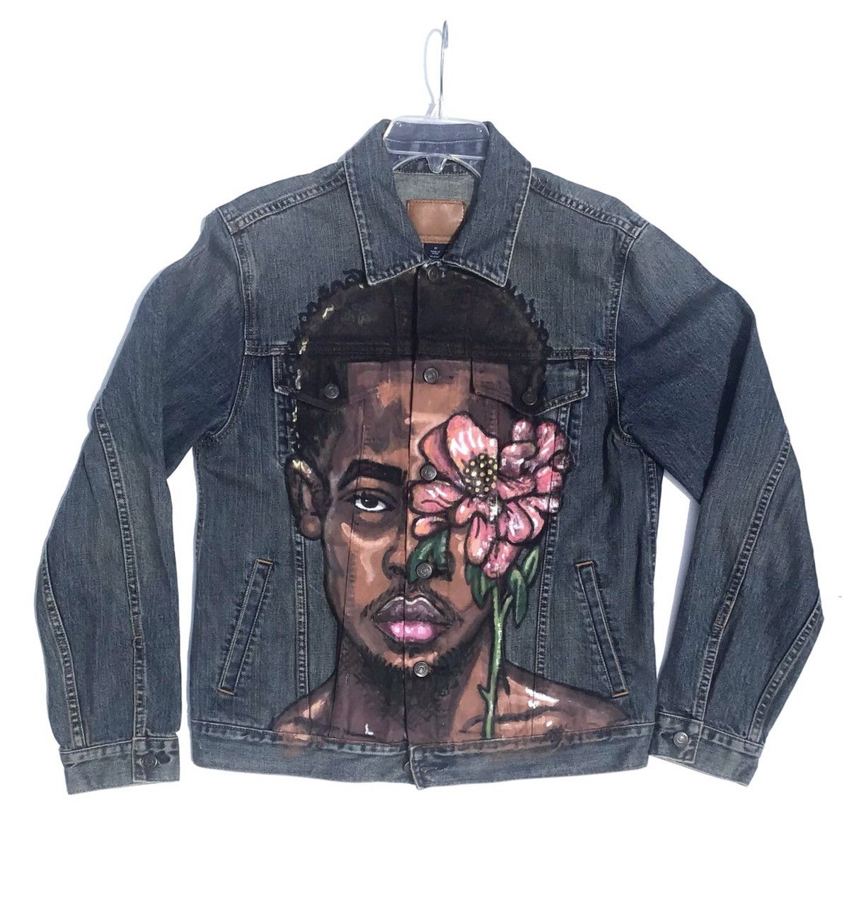 Other Painted portrait denim jacket Size US M / EU 48-50 / 2 - 1 Thumbnail