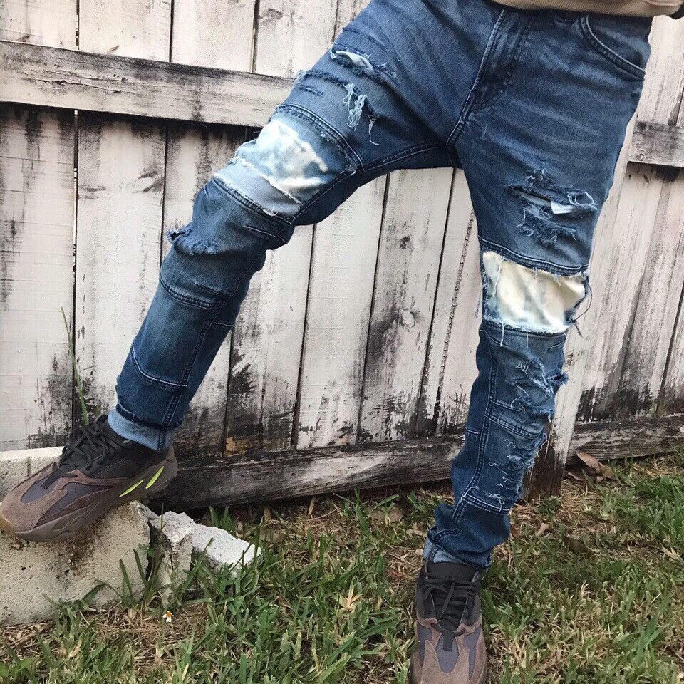 H&M Reconstruction jeans 01 Size US 31 - 3 Thumbnail