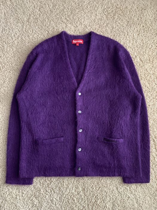 Supreme Supreme Brushed Mohair Cardigan | Grailed