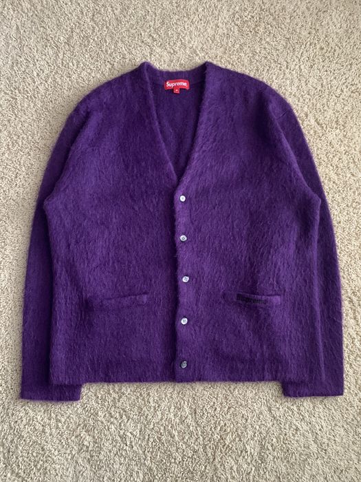 Supreme Supreme Brushed Mohair Cardigan | Grailed