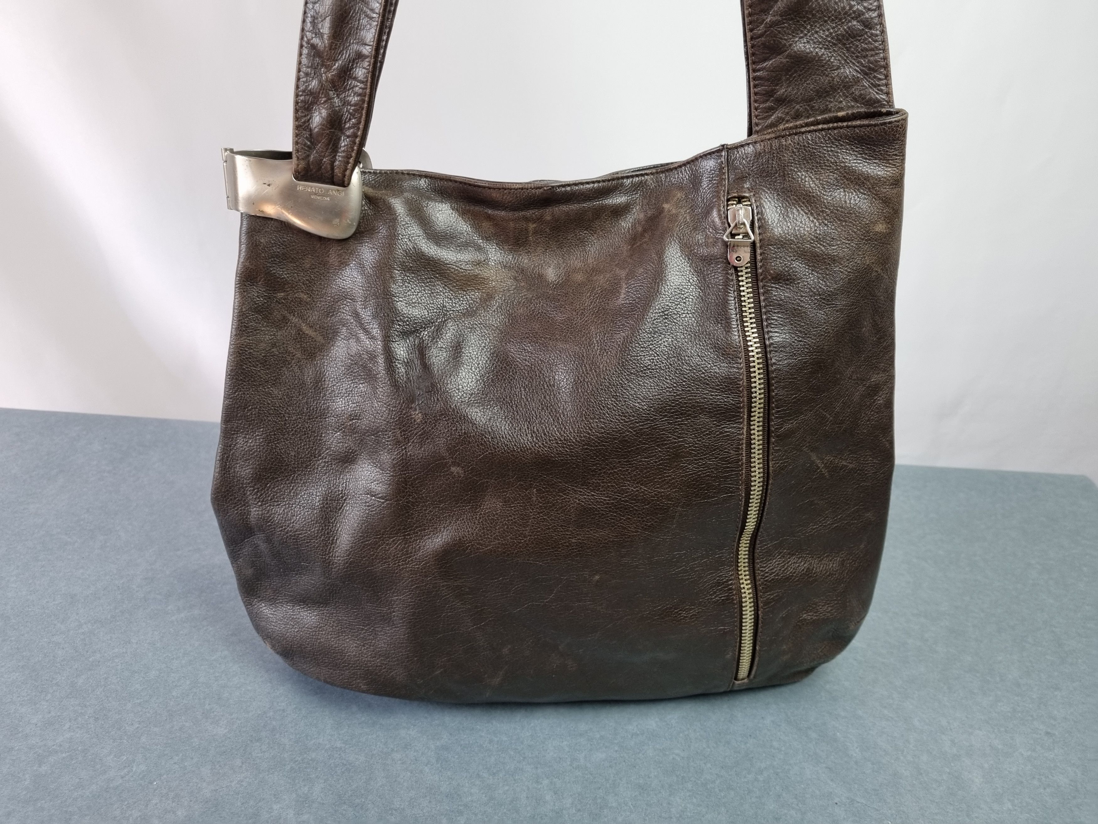 Handmade × Leather Unique Leather Renato Angi Venezia Handmade Shoulder Bad Size ONE SIZE - 2 Thumbnail