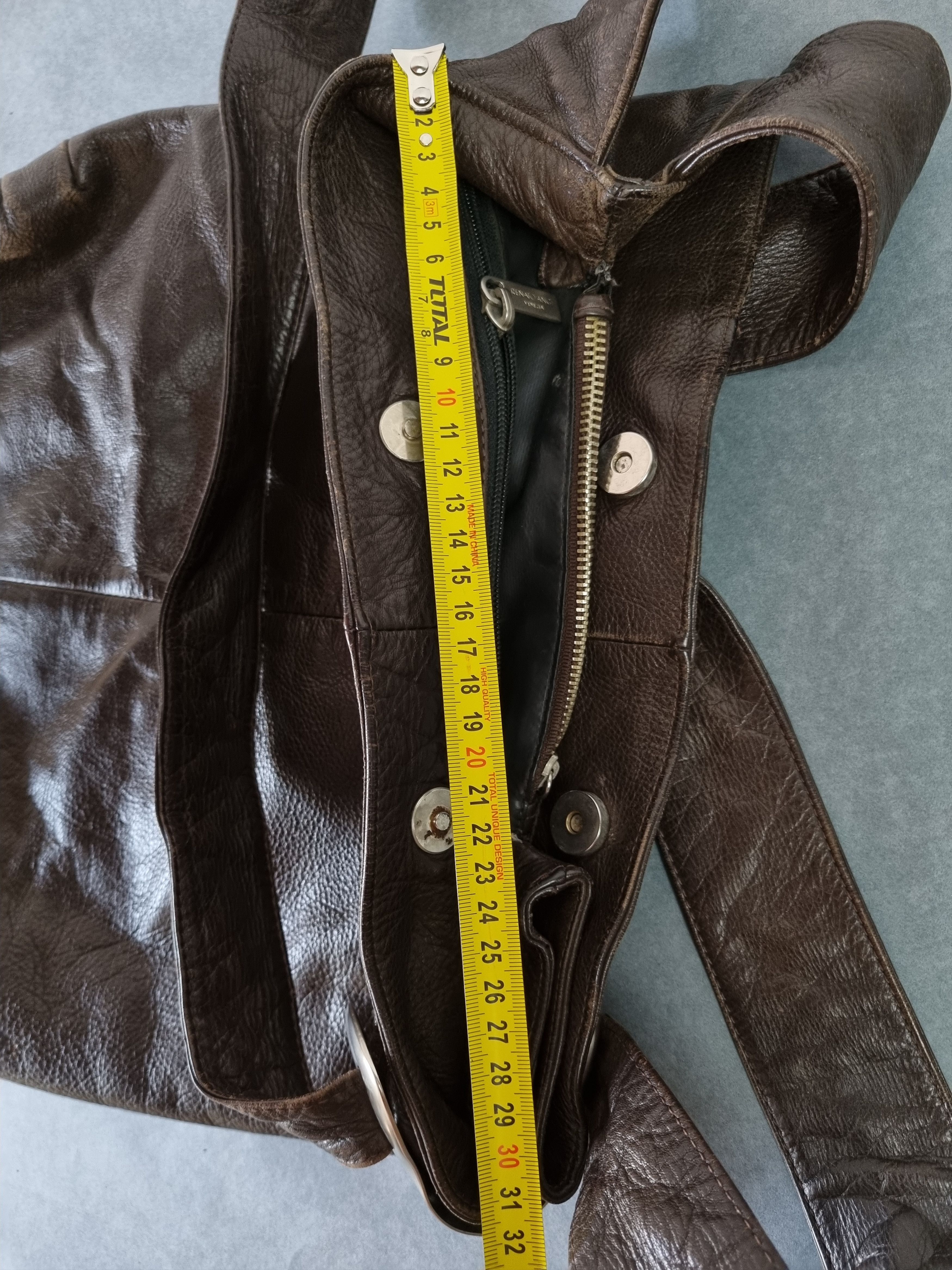 Handmade × Leather Unique Leather Renato Angi Venezia Handmade Shoulder Bad Size ONE SIZE - 18 Thumbnail